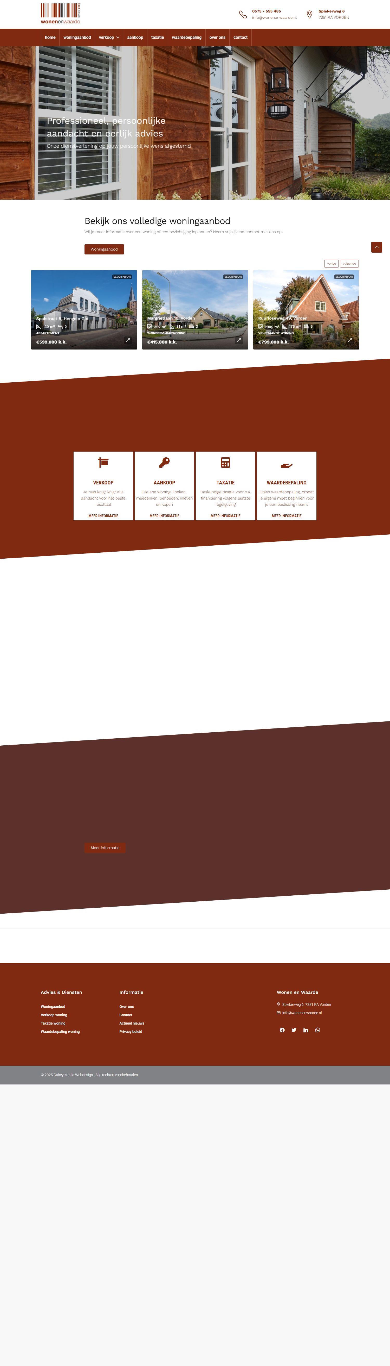 Kantoorfoto wonen en waarde