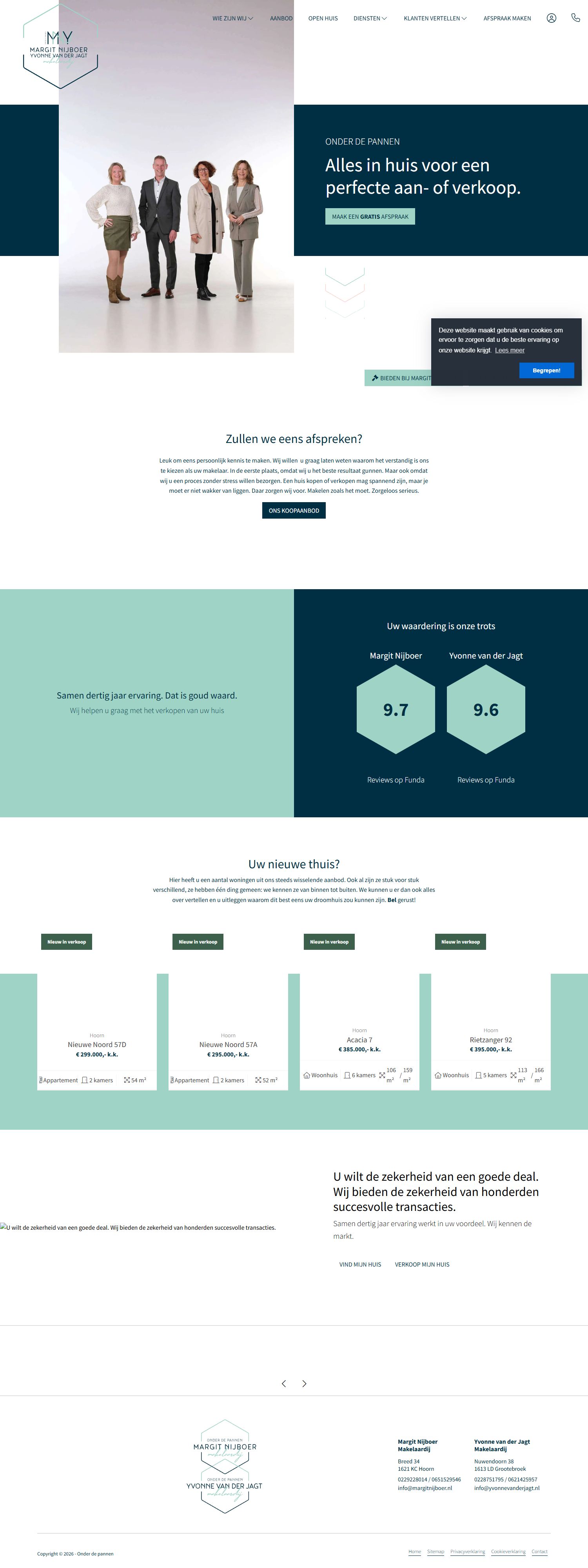 Kantoorfoto Yvonne van der Jagt Makelaardij