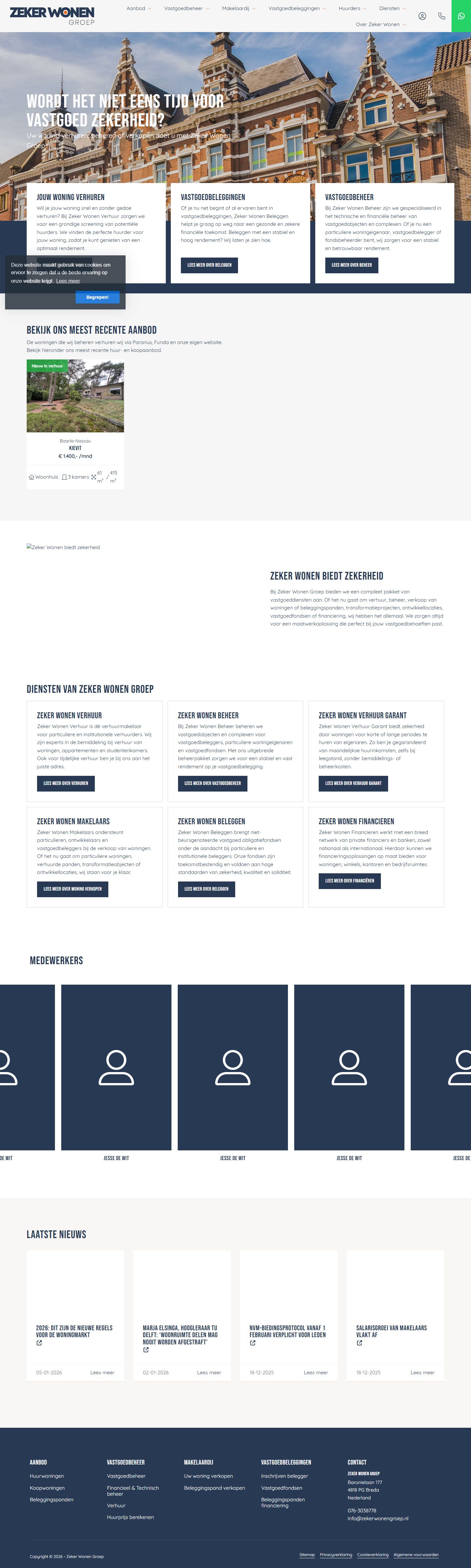 Kantoorfoto Zeker Wonen Makelaars - Breda