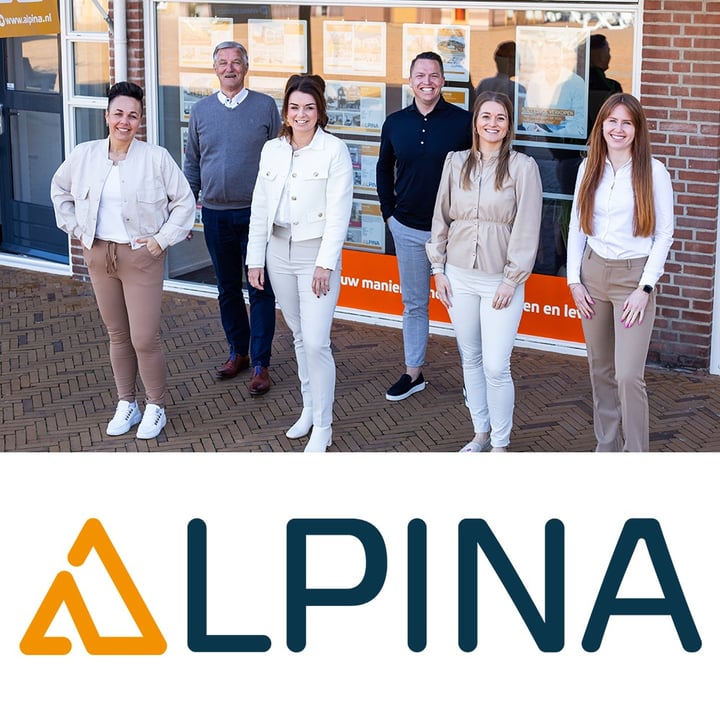 Logo Alpina Katwijk (voorheen De Leeuw Makelaardij)