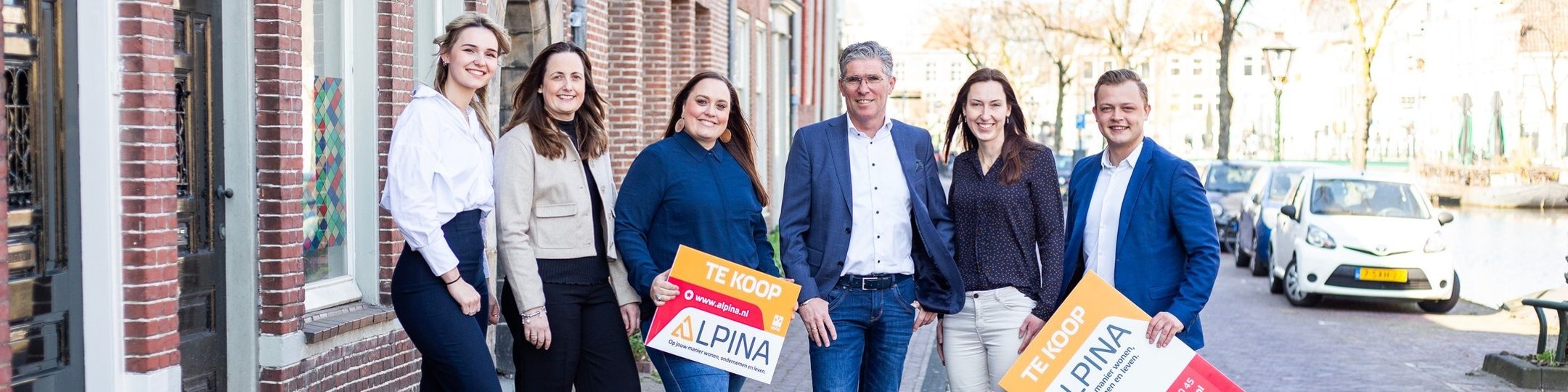 Kantoorfoto Alpina Leiden (voorheen De Leeuw Makelaardij)