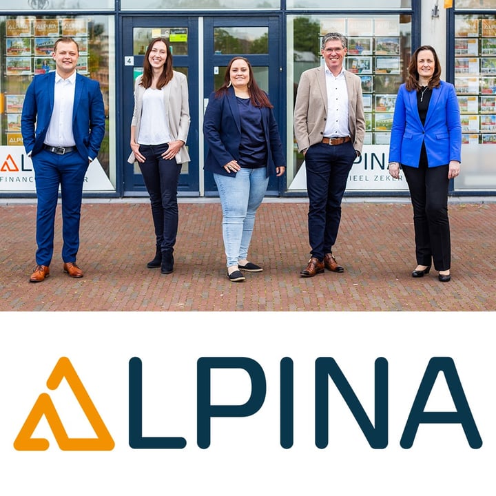 Logo van Alpina Leiden (voorheen De Leeuw Makelaardij)