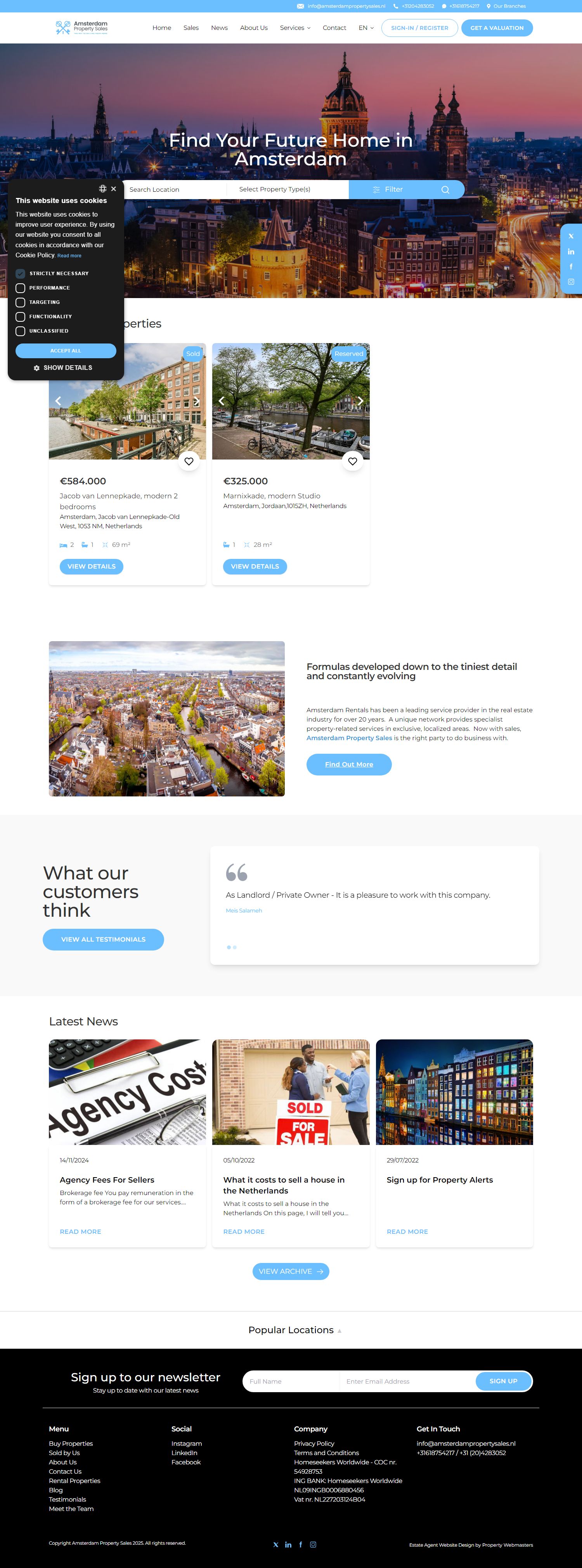 Team foto van Amsterdam Property Sales