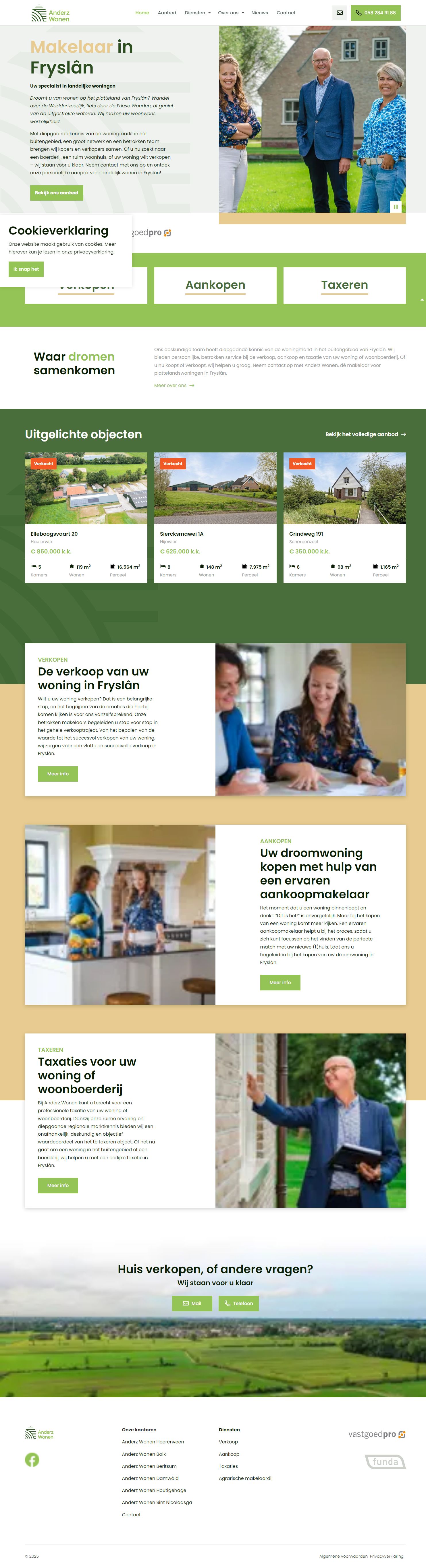 Kantoorfoto Anderz Wonen Buitengebiedmakelaars