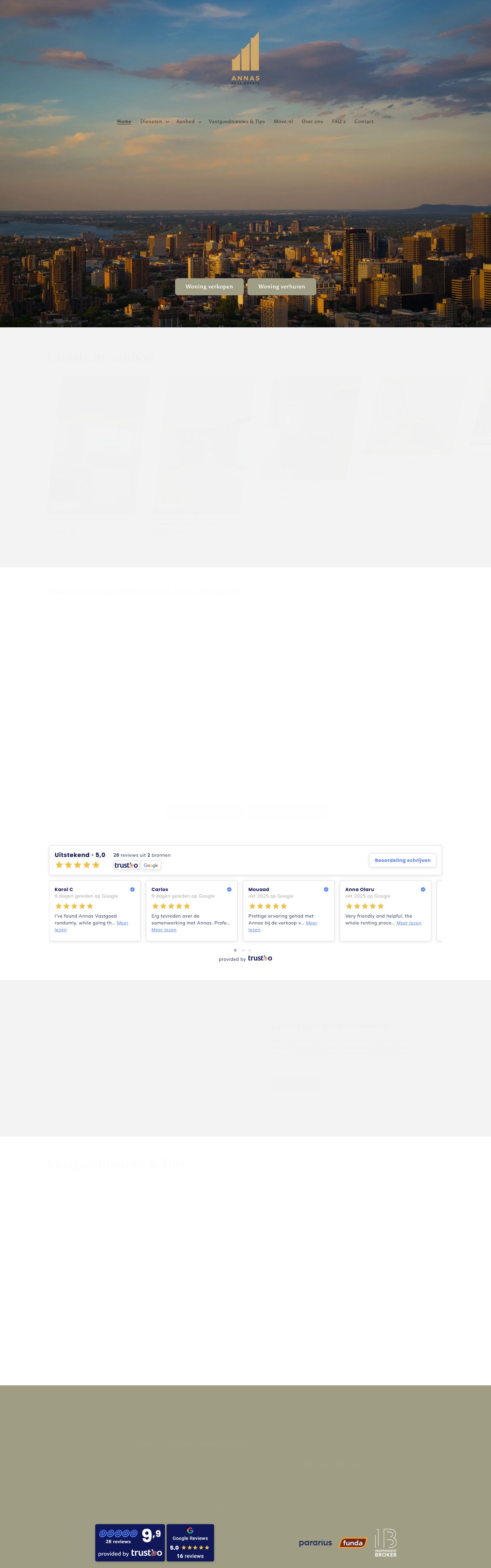 Kantoorfoto Annas Vastgoed