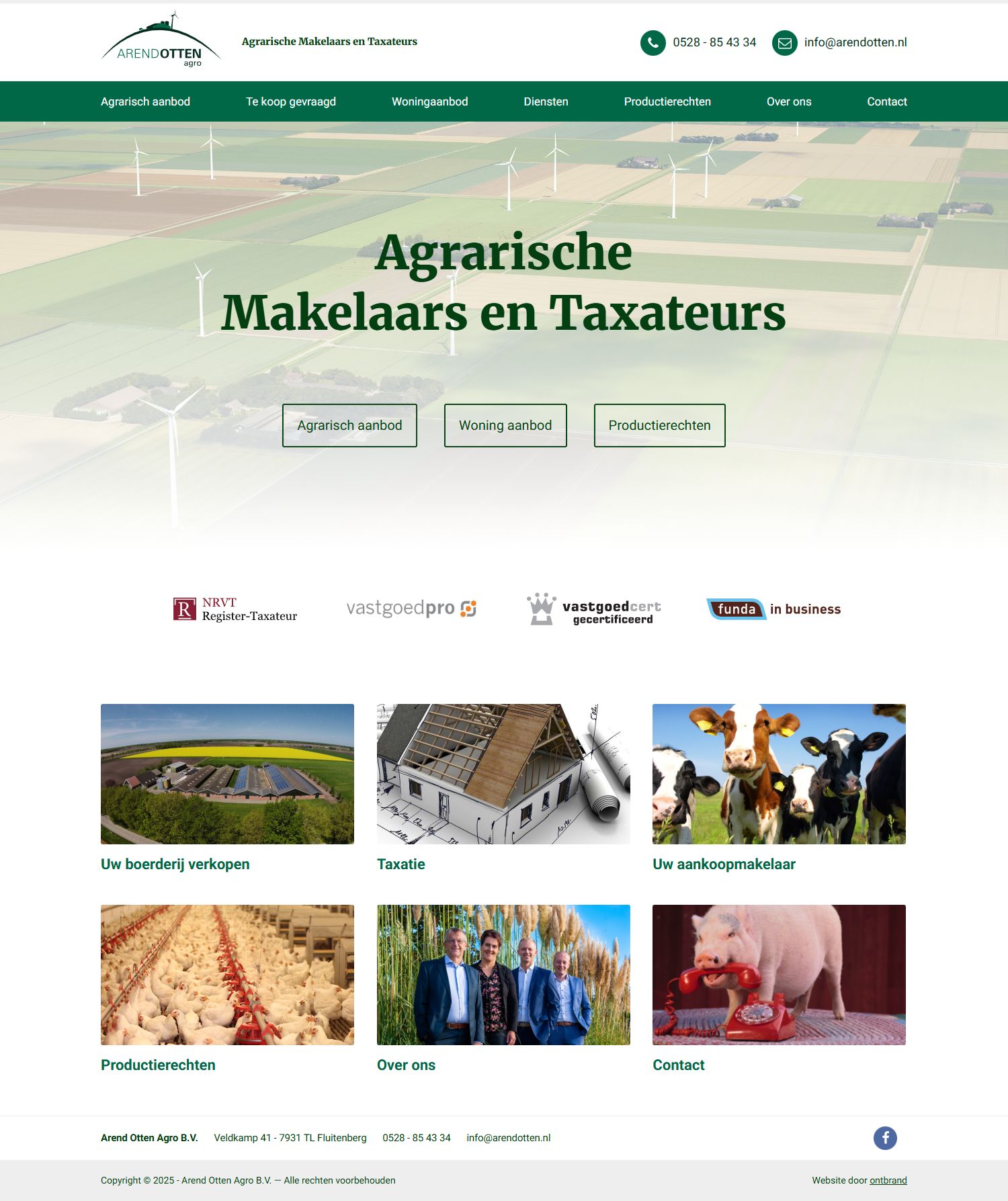 Team foto van Arend Otten Agro