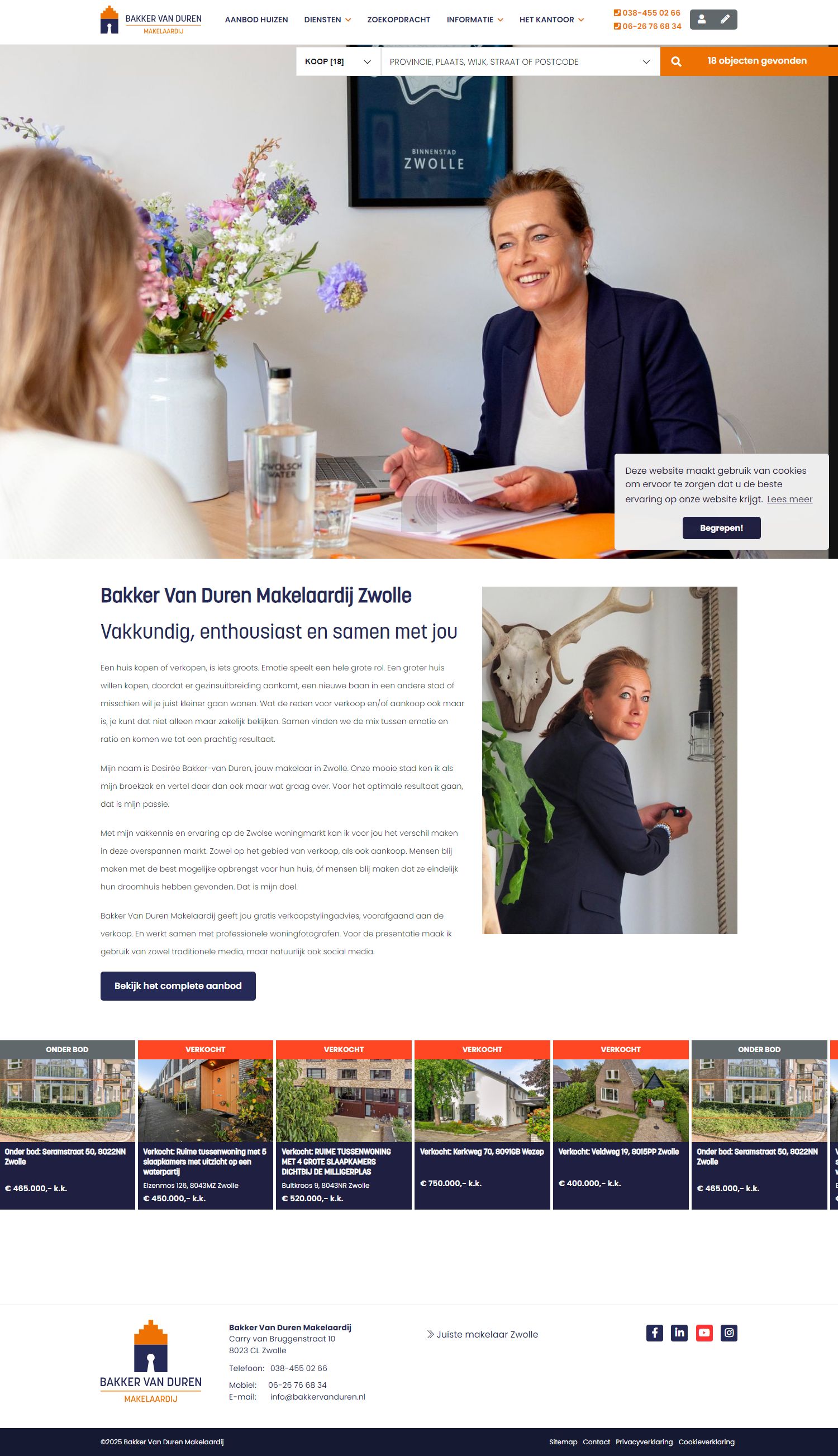 Kantoorfoto Bakker Van Duren Makelaardij