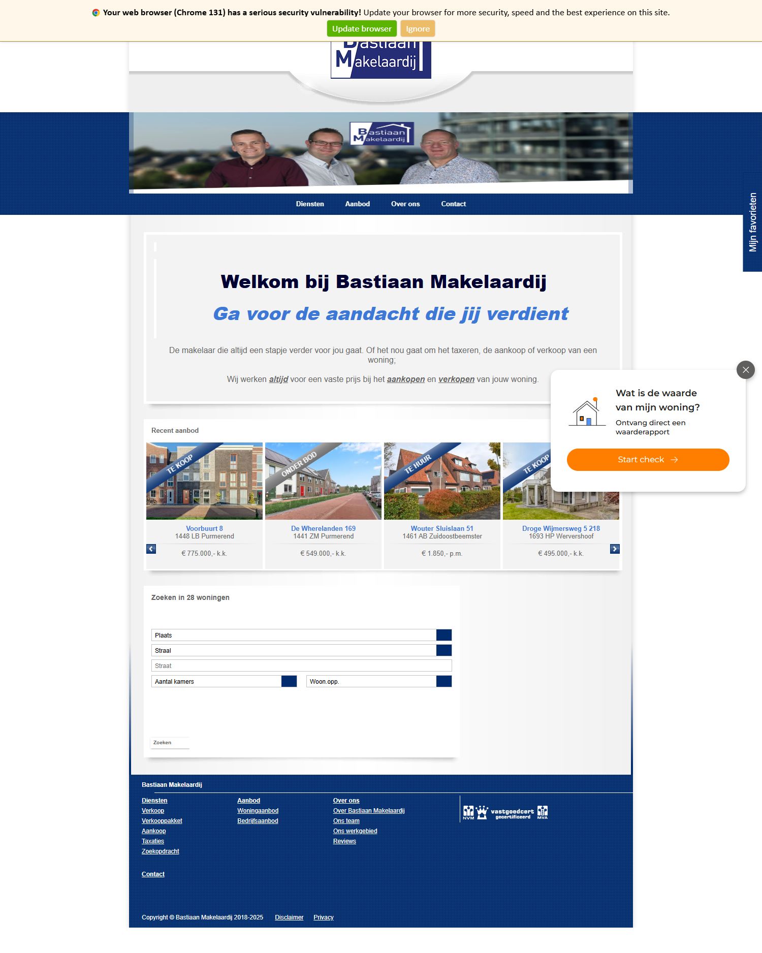 Kantoorfoto Bastiaan Makelaardij