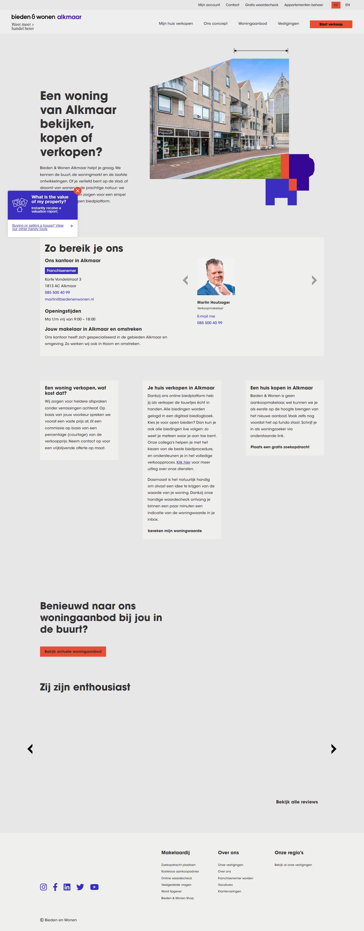 Kantoorfoto Bieden & Wonen Alkmaar