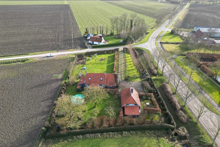 Blauwe weg 1 in Sluis foto