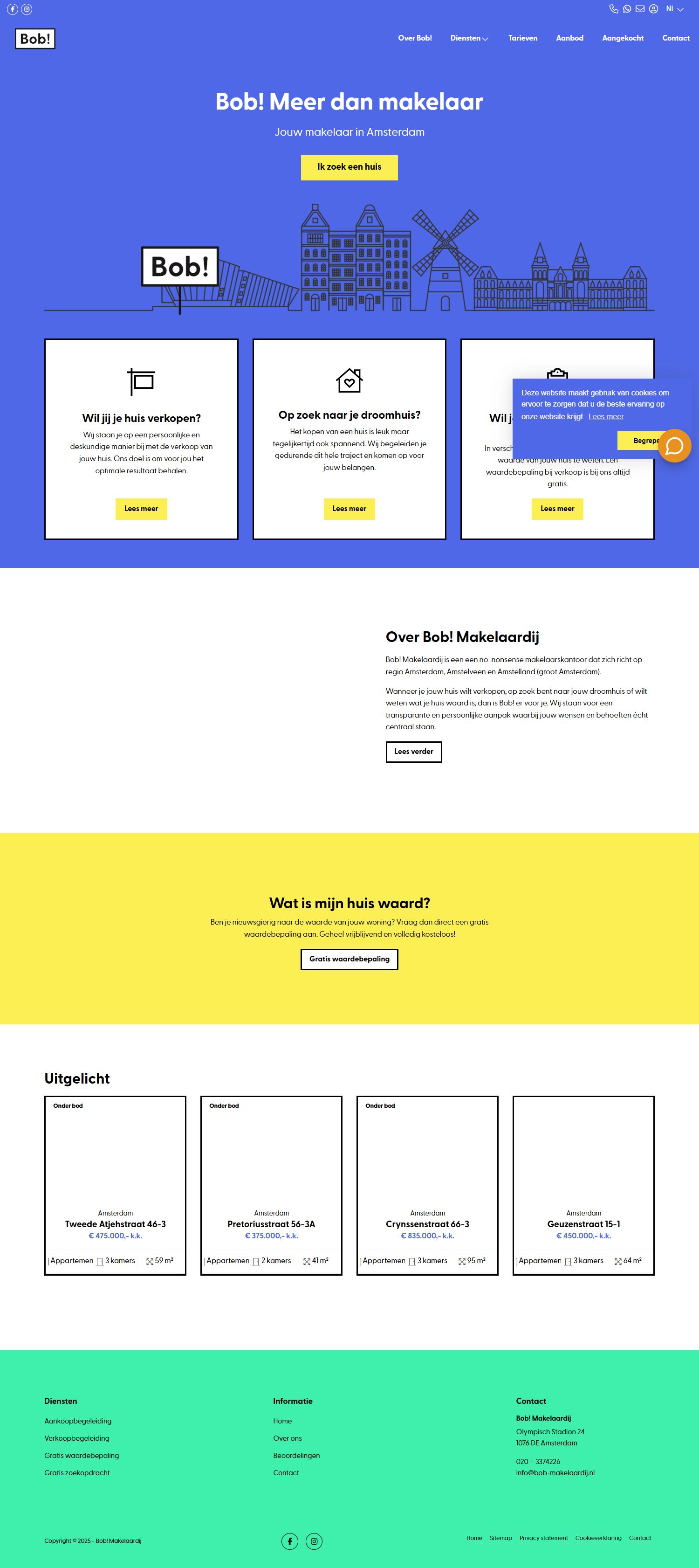 Kantoorfoto Bob! Makelaardij