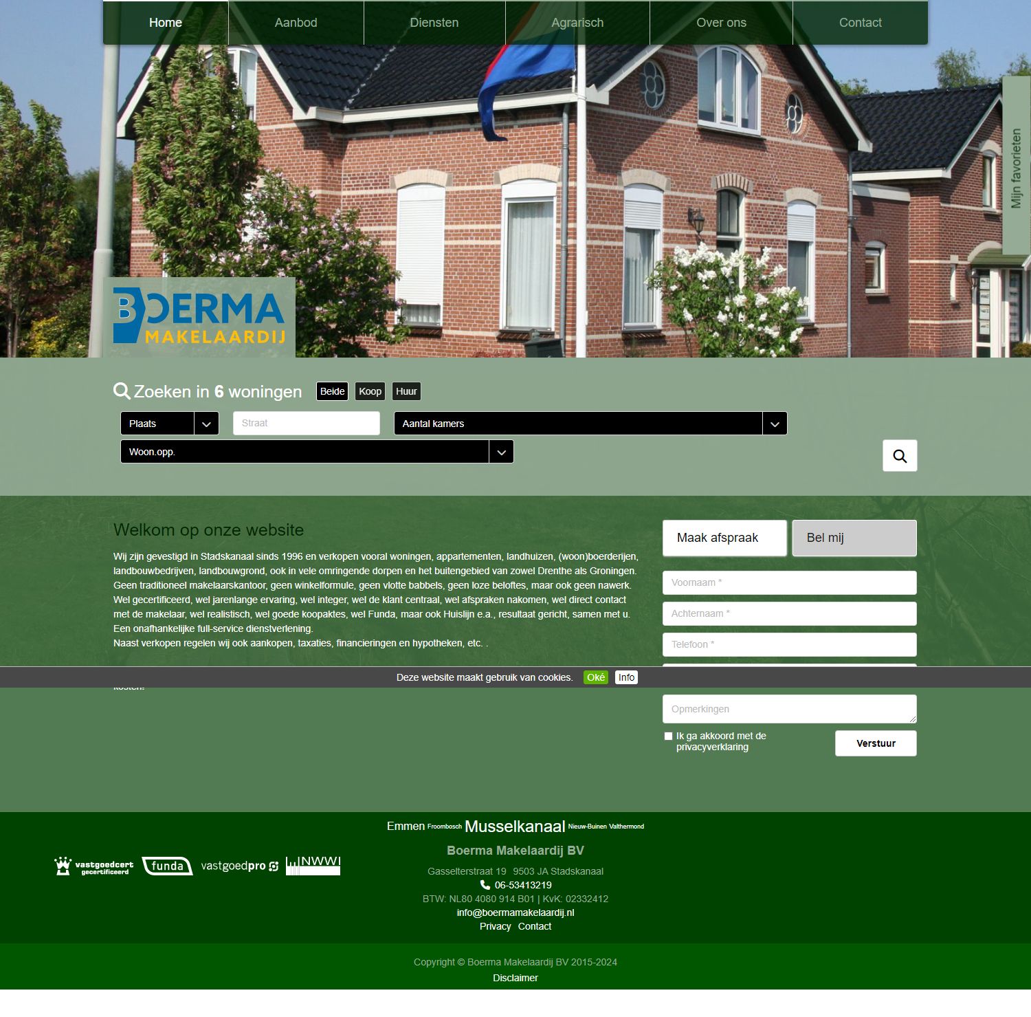 Kantoorfoto Boerma Makelaardij