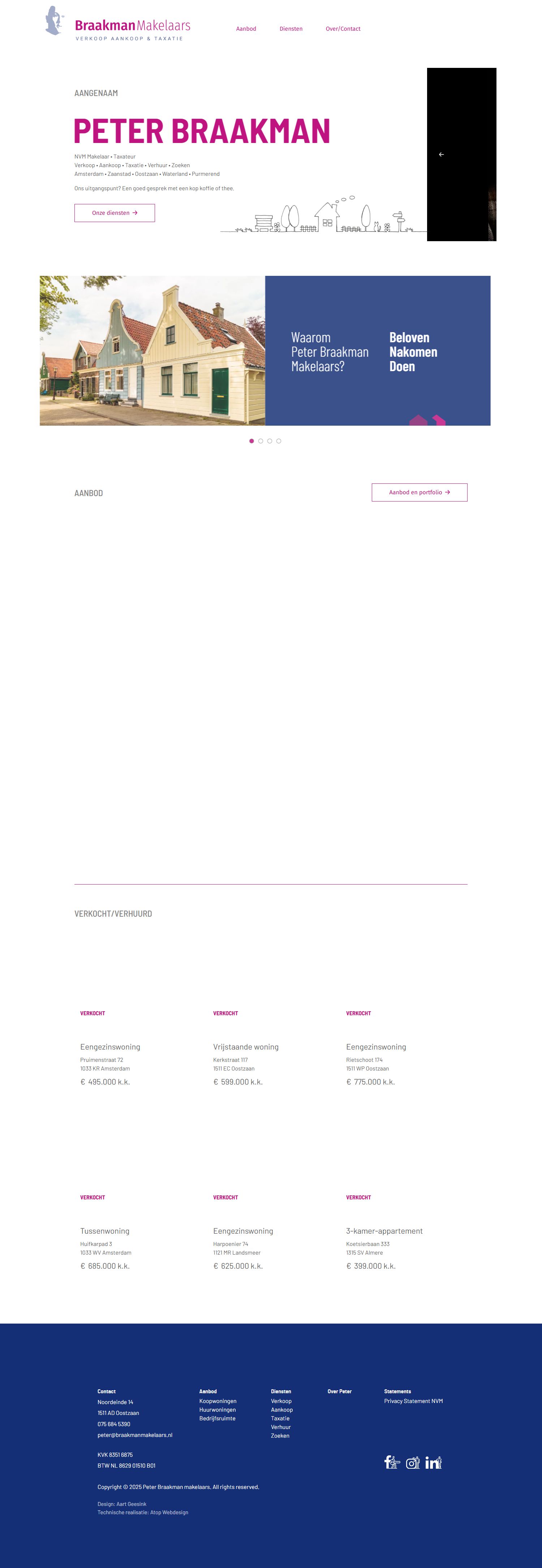 Kantoorfoto Braakman Makelaars BV