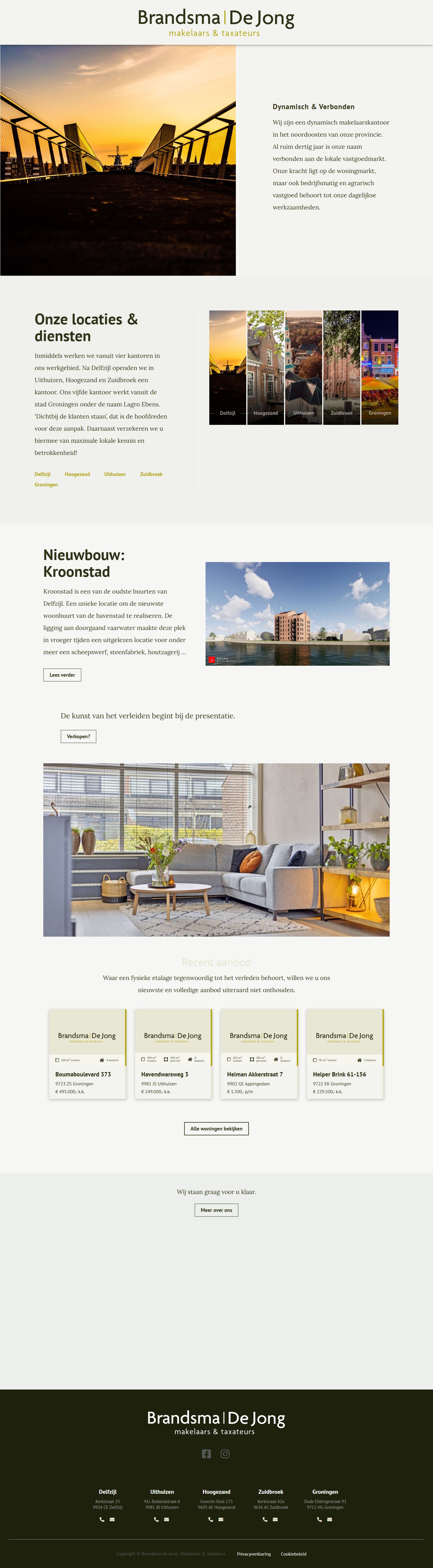 Screenshot van de website van www.brandsmadejonghoogezand.nl