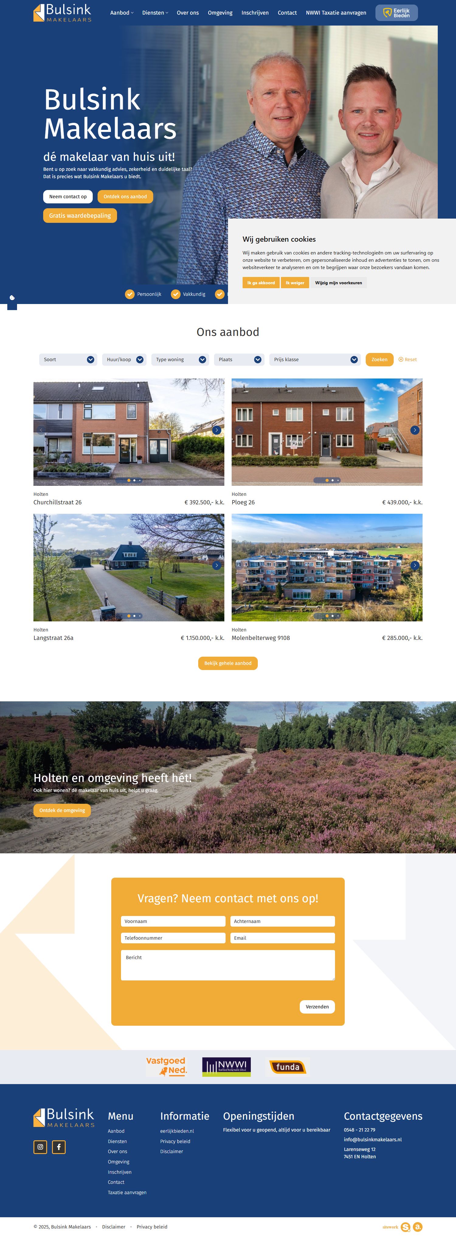 Kantoorfoto Bulsink Makelaars