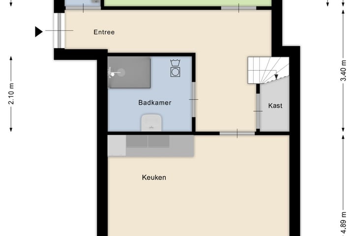 Burghtstraat 23B-02 in Maastricht foto