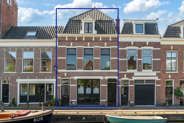 Burgwal 96 in Haarlem foto