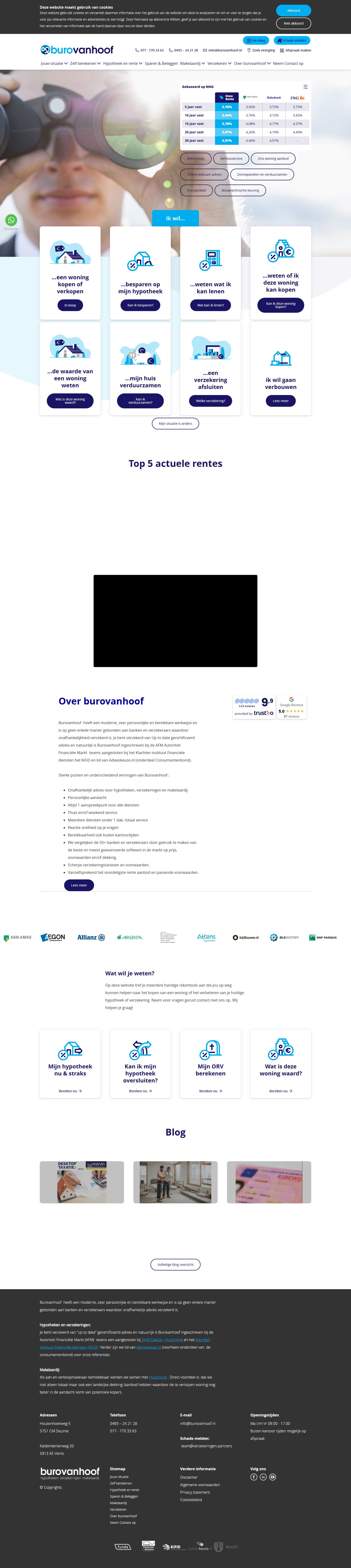 Kantoorfoto BUROVANHOOF makelaardij