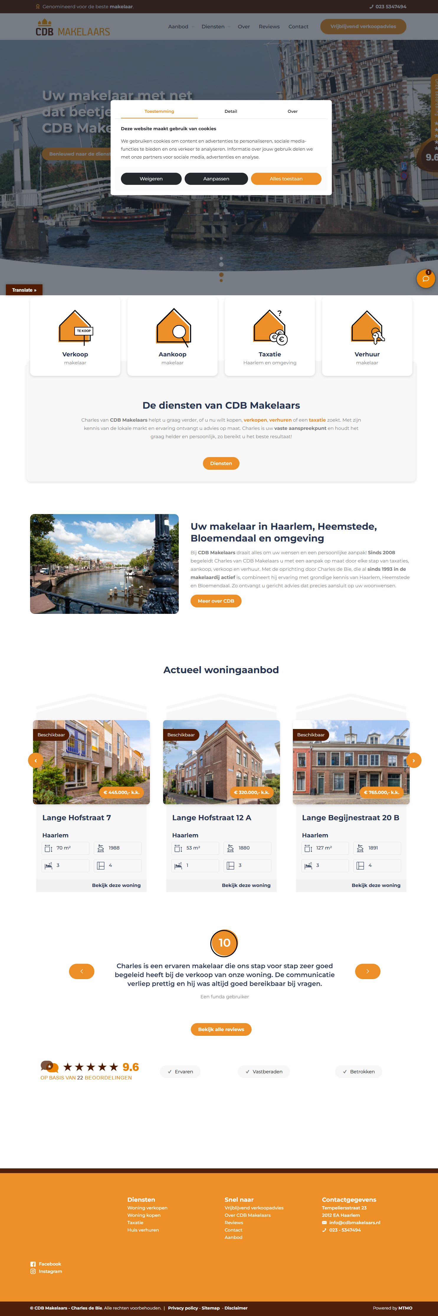 Kantoorfoto CDB Makelaars