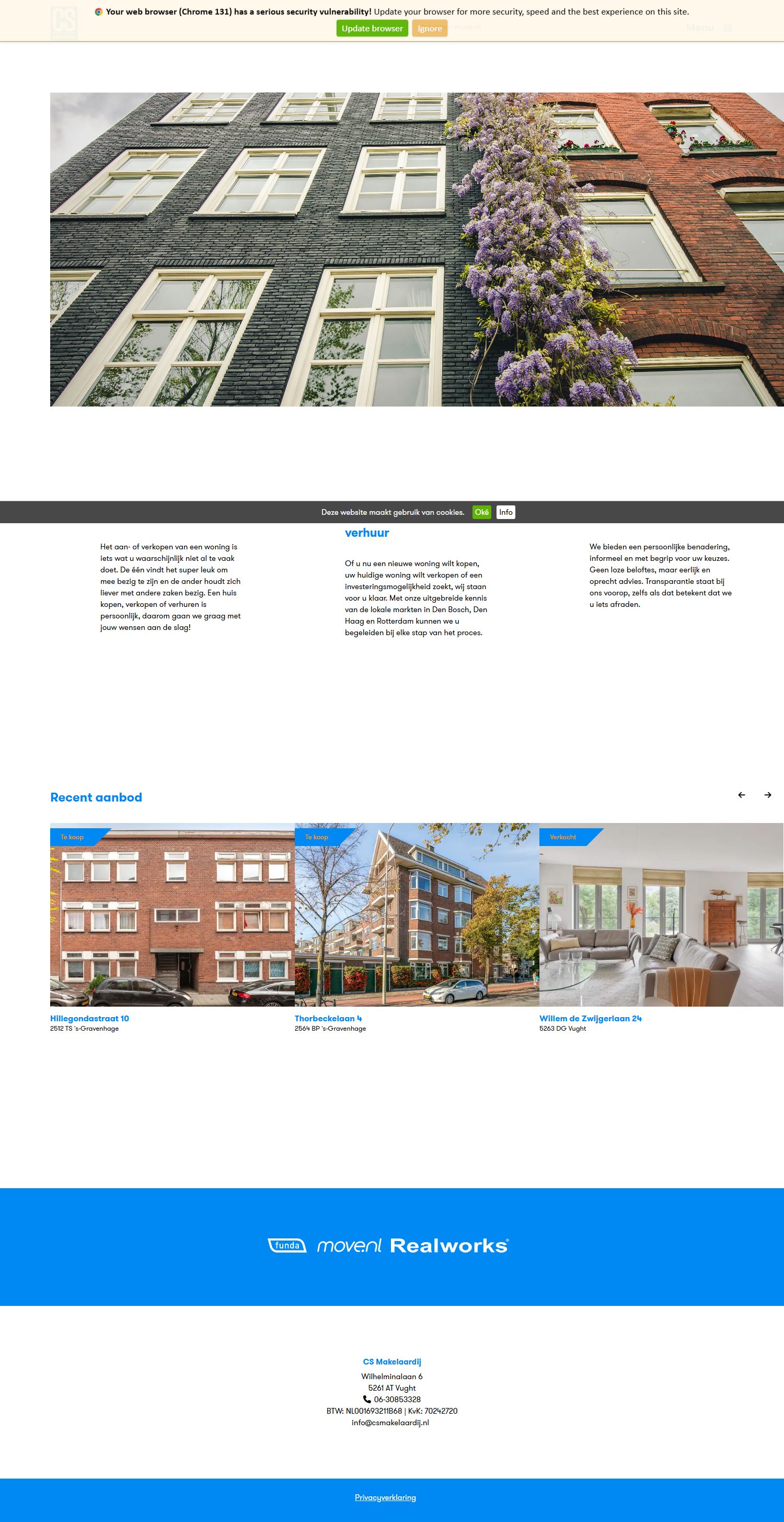 Kantoorfoto CS Makelaardij