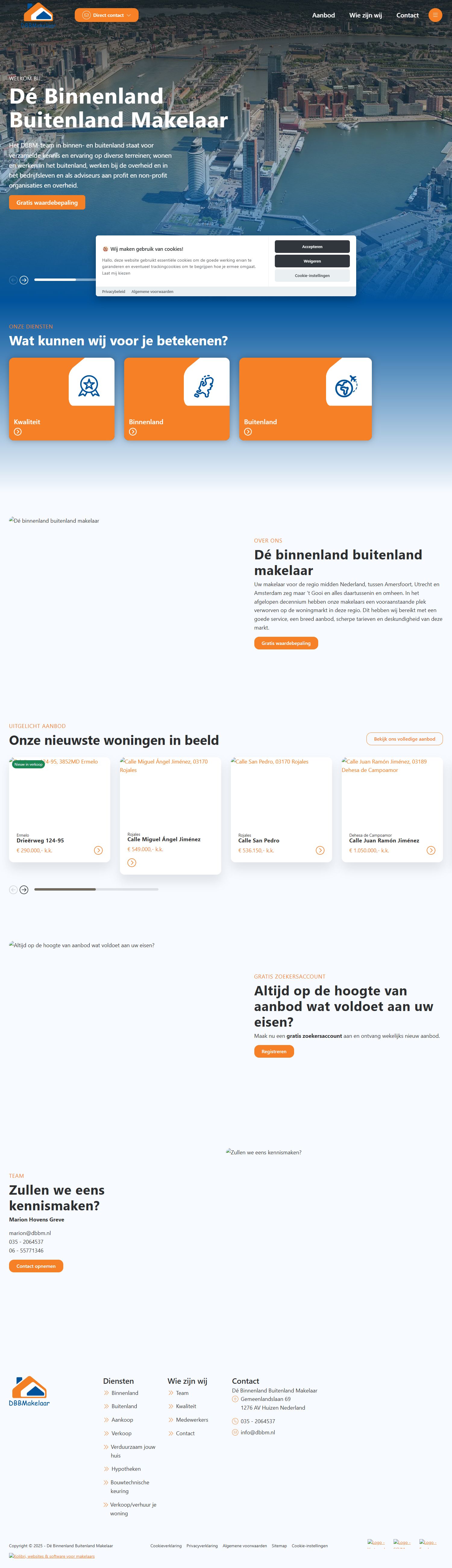 Kantoorfoto Dé Binnenland Buitenland Makelaar