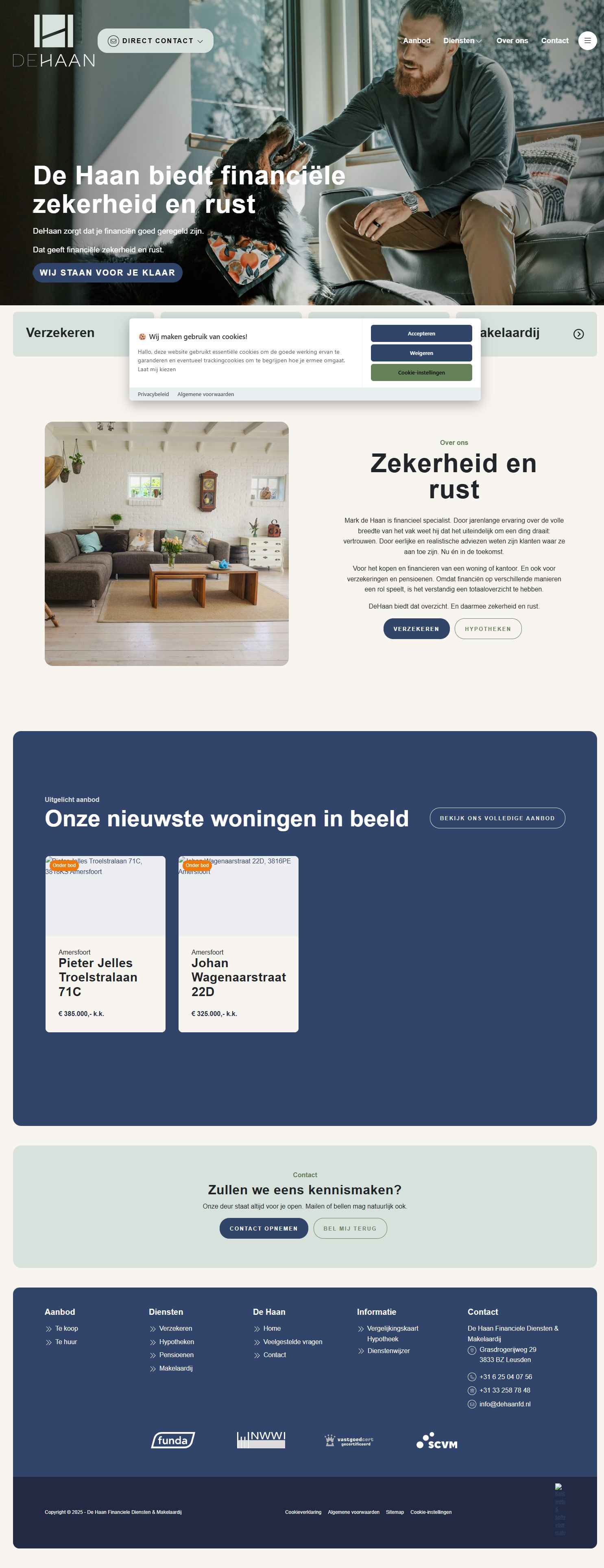 Kantoorfoto De Haan Makelaardij & Taxateurs