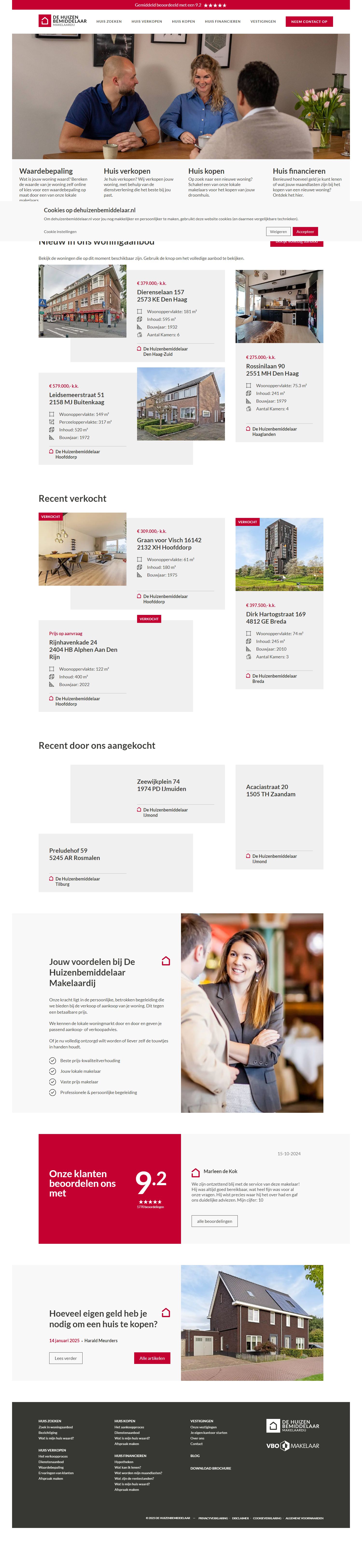 Kantoorfoto De Huizenbemiddelaar c.s. Tilburg Makelaardij