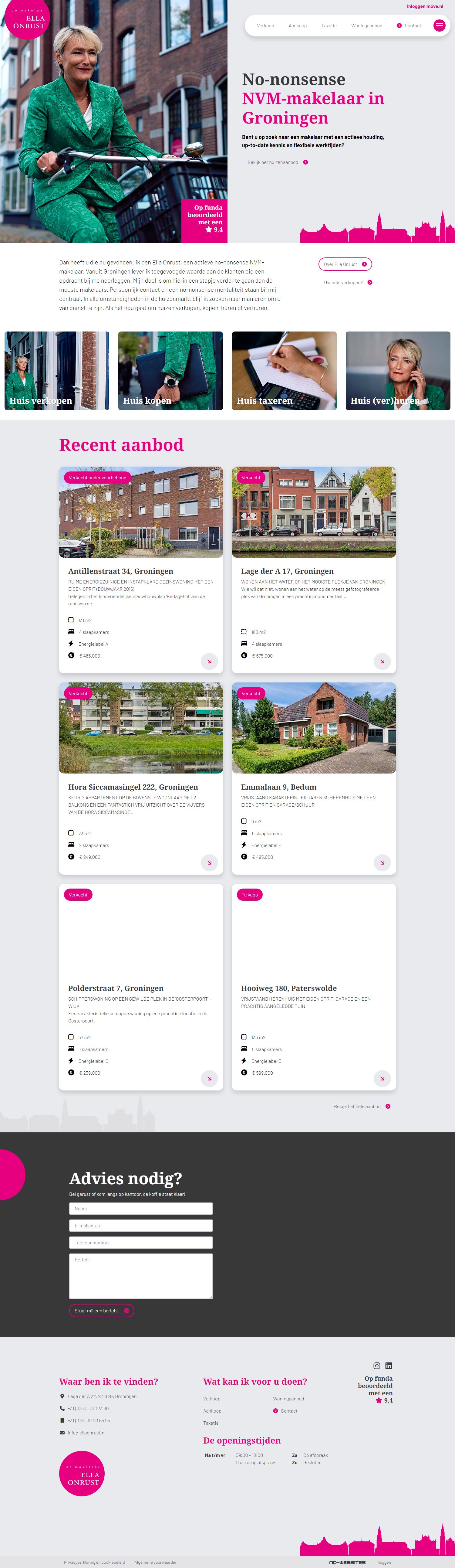 Kantoor foto van de Makelaar Ella Onrust