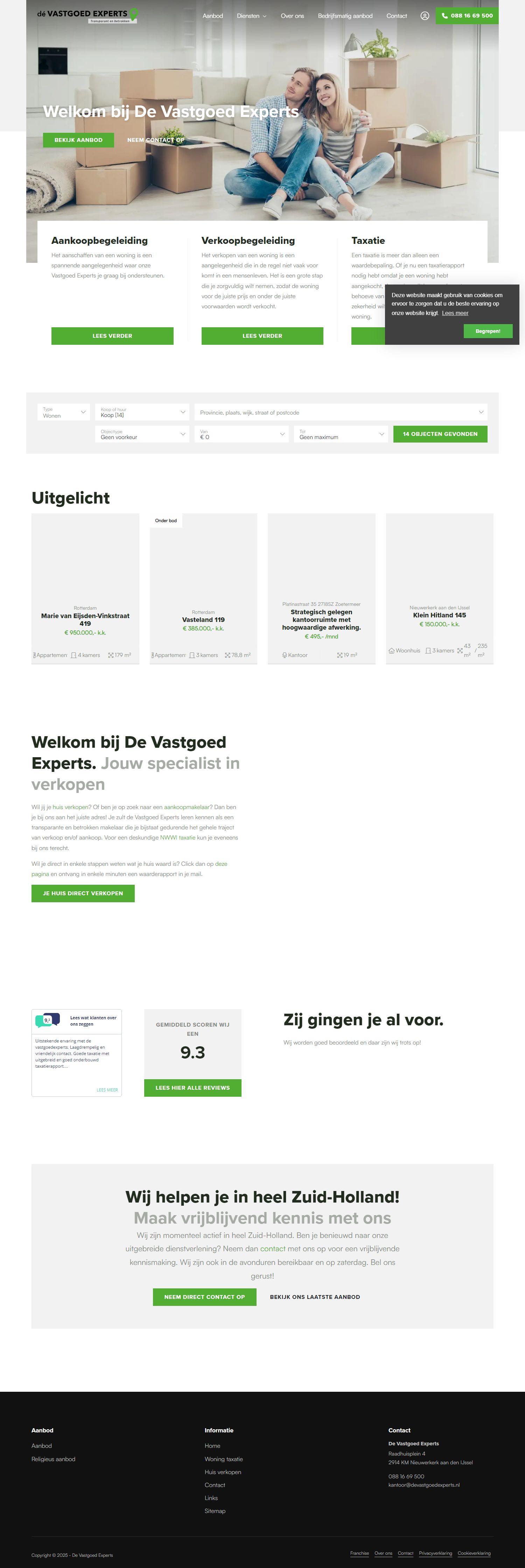Foto van het kantoor van de Vastgoed Experts