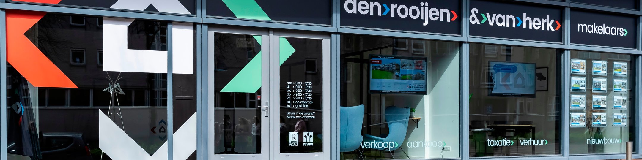 Foto van het kantoor van Den Rooijen & Van Herk Makelaars
