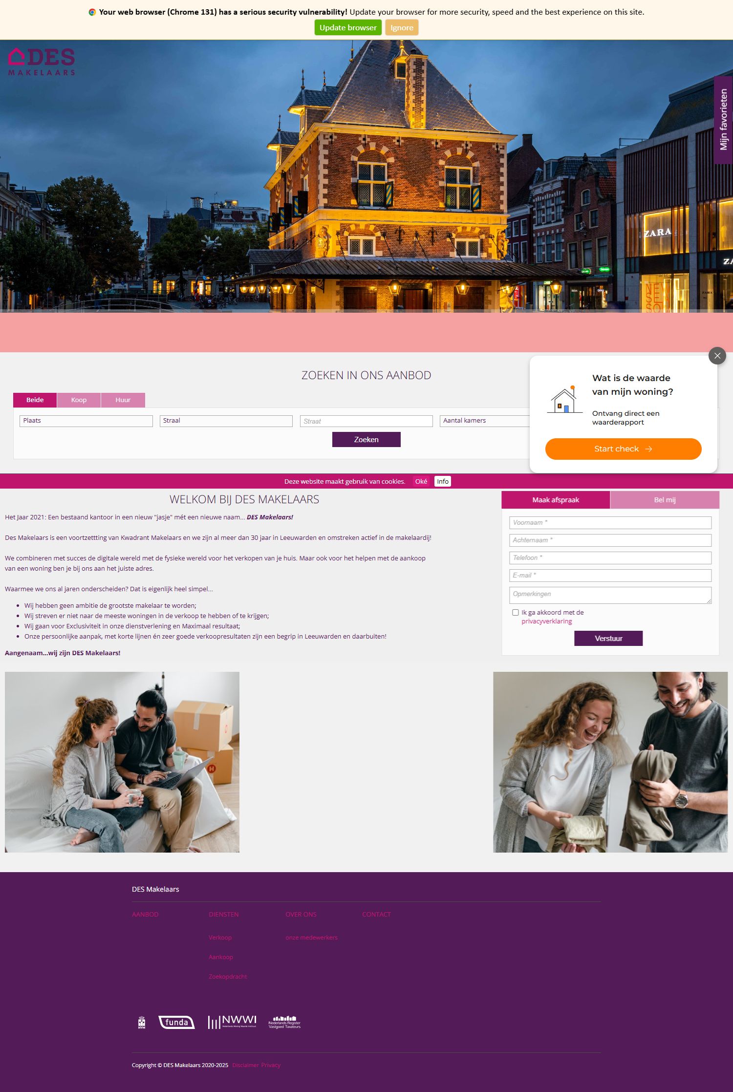 Kantoorfoto DES Makelaars