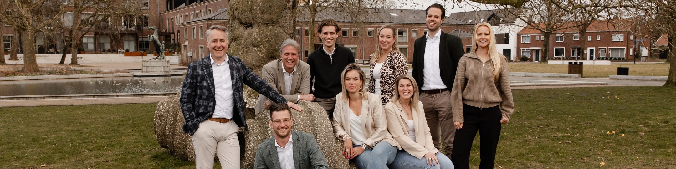 Team foto van Elst&co Makelaars