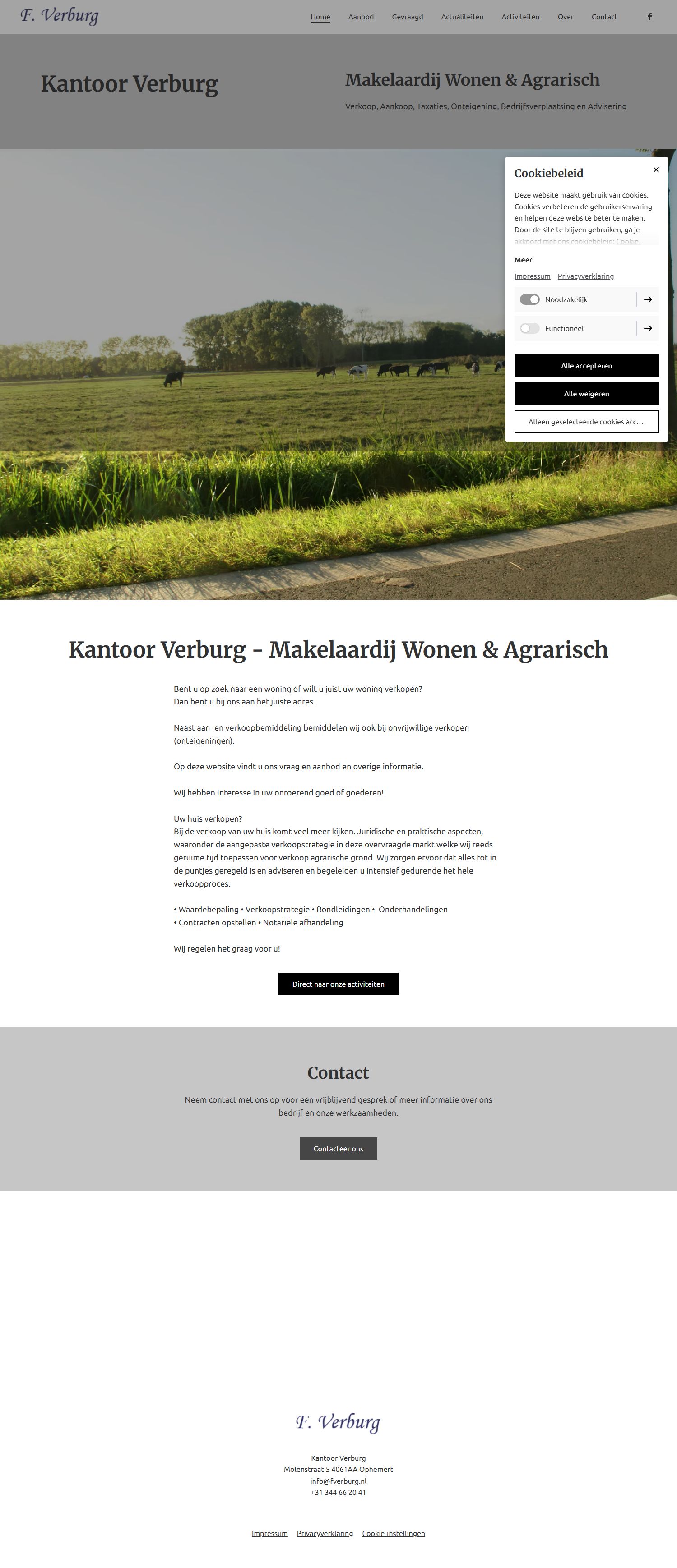 Kantoorfoto F. Verburg Makelaardij o.g. & Taxaties