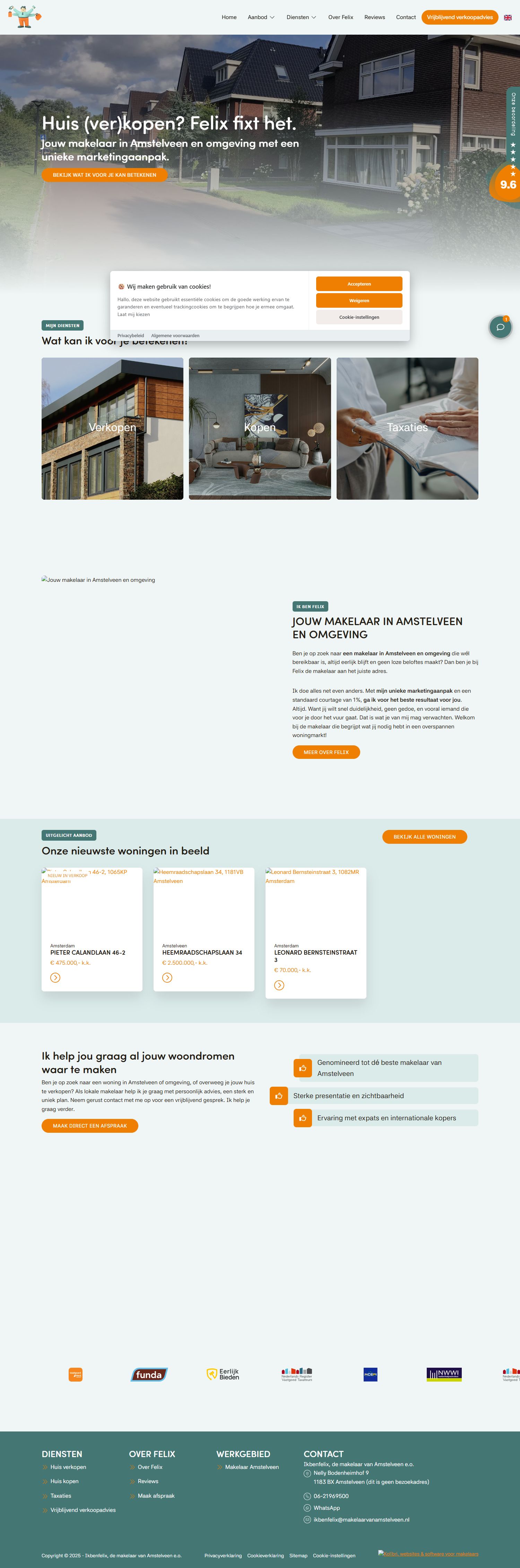 Kantoorfoto FELIX, Makelaar van Amstelveen e.o.