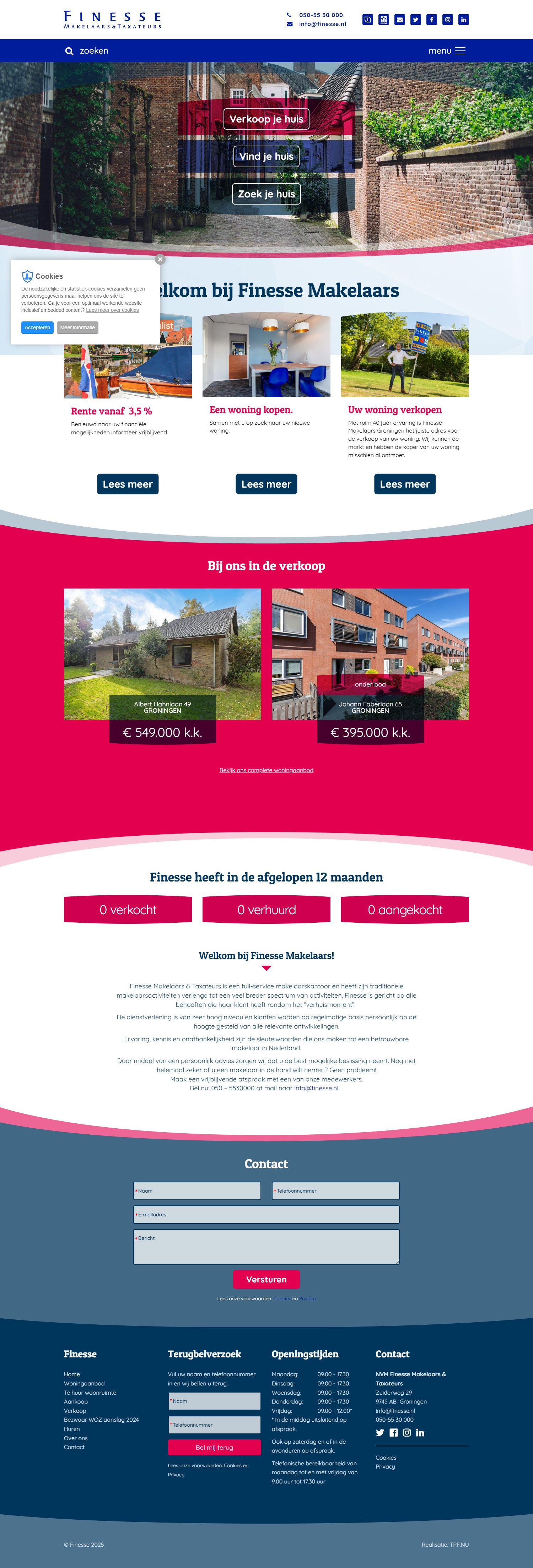 Kantoorfoto Finesse Makelaars & Taxateurs