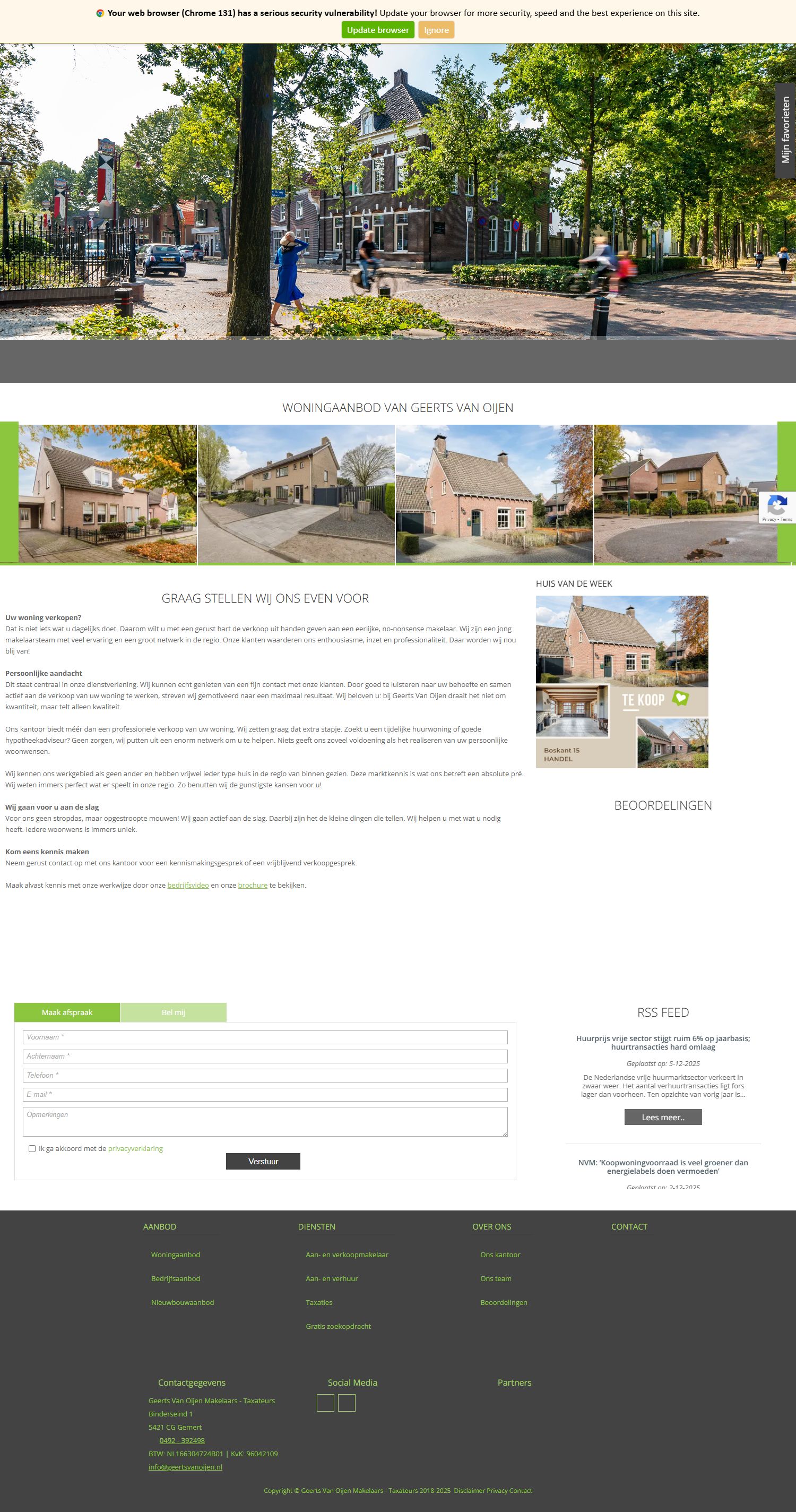 Kantoorfoto Geerts Van Oijen Makelaars