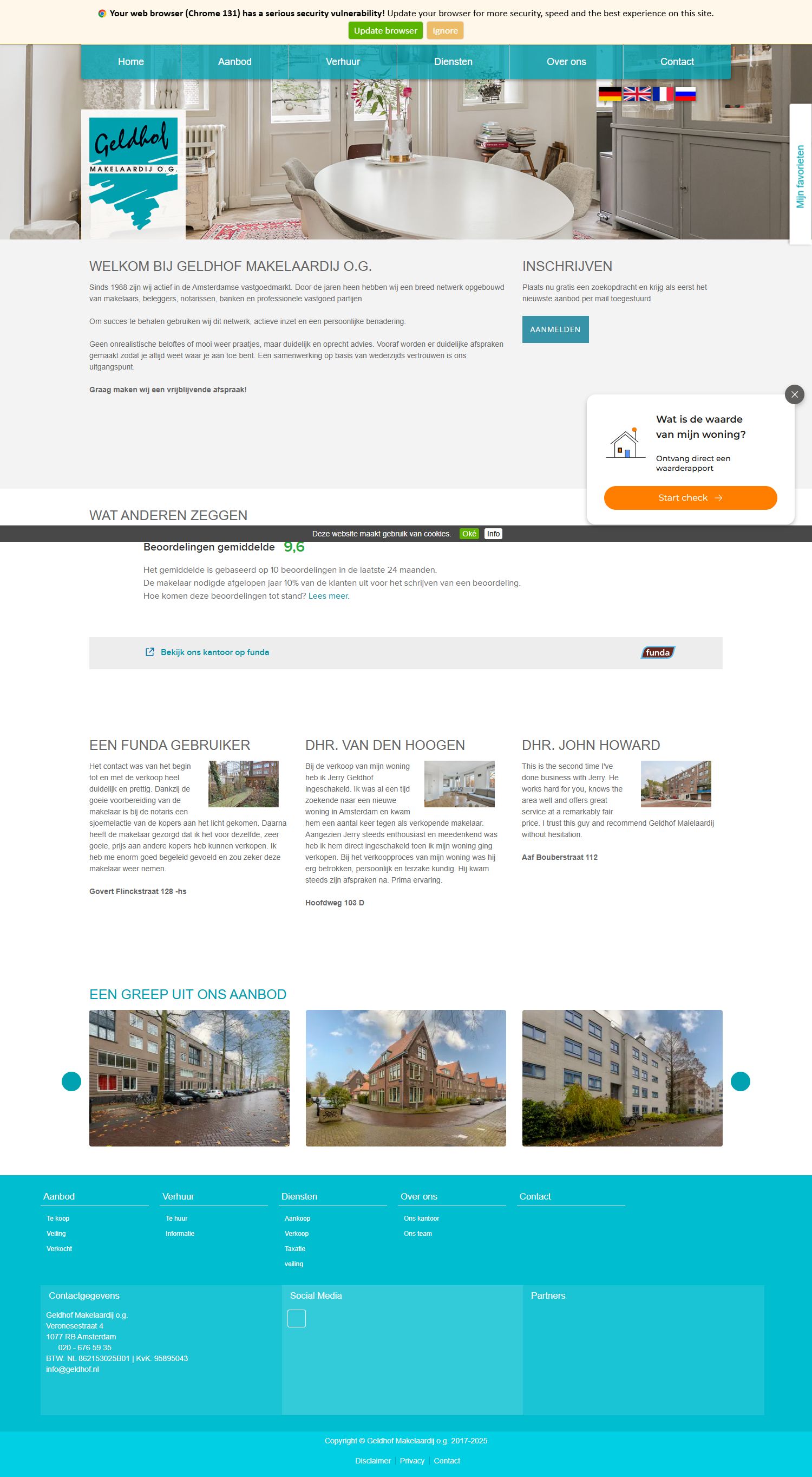 Kantoorfoto Geldhof Makelaardij O.G.