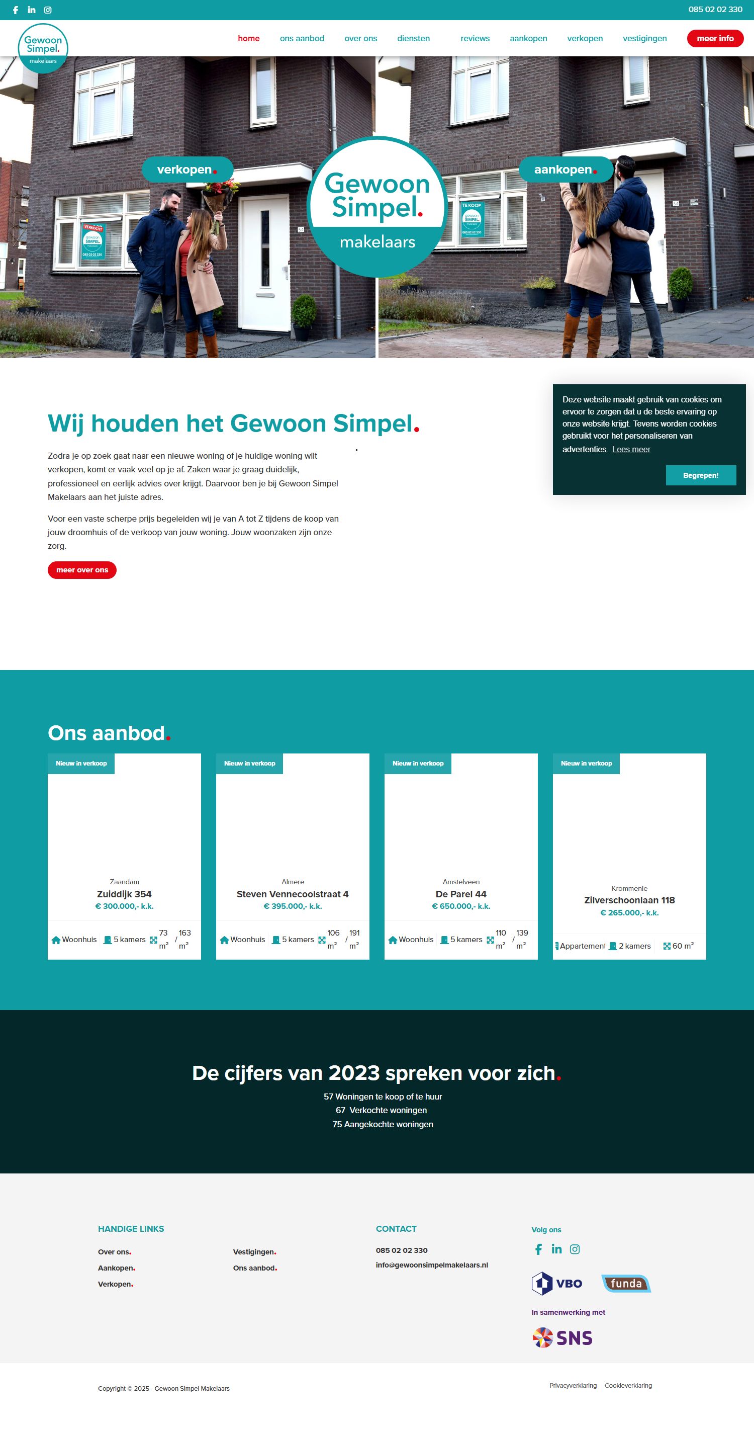 Kantoorfoto Gewoon Simpel Makelaars | Powered by SNS Bank