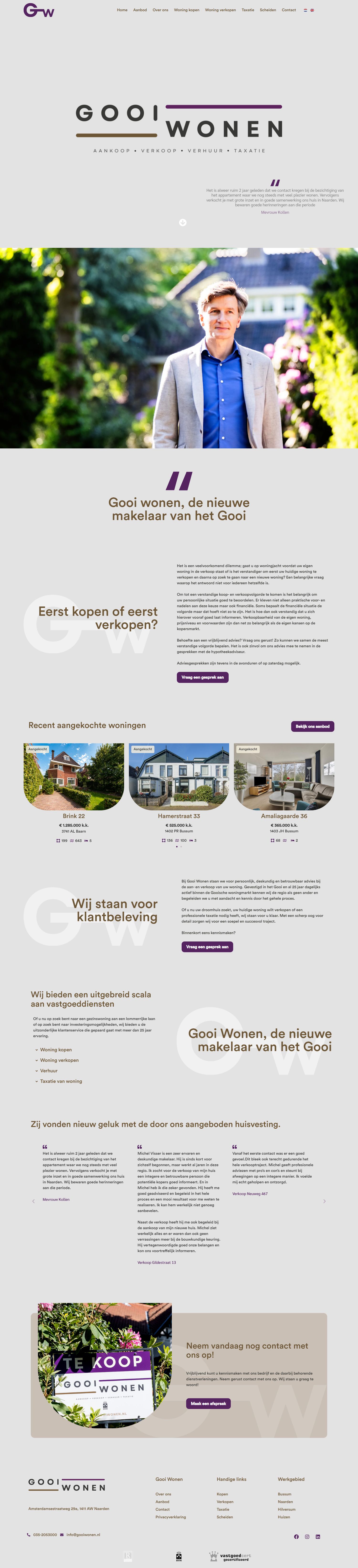 Kantoorfoto Gooi wonen
