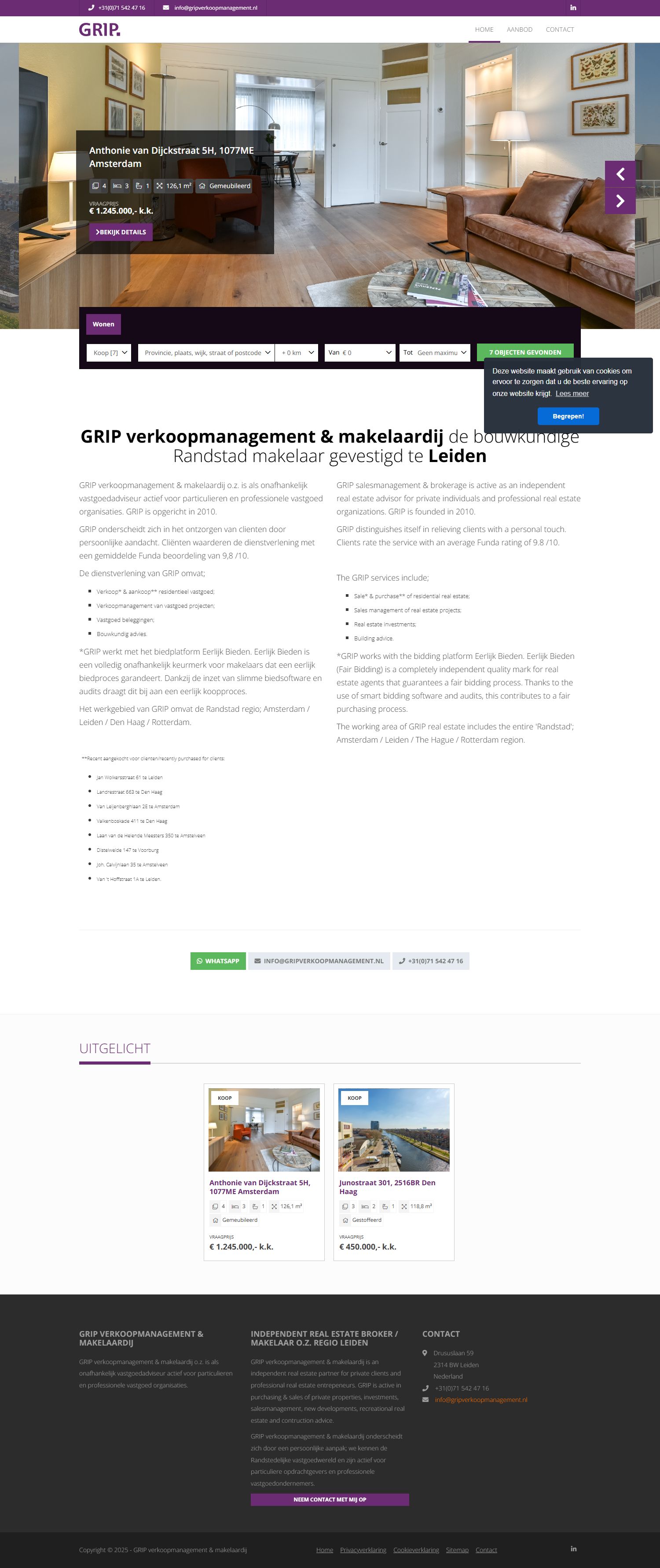 Kantoorfoto GRIP verkoopmanagement & makelaardij