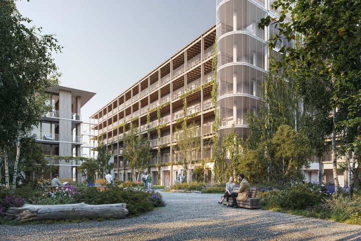 Groen van Prinsterersingel 4 in Gouda foto