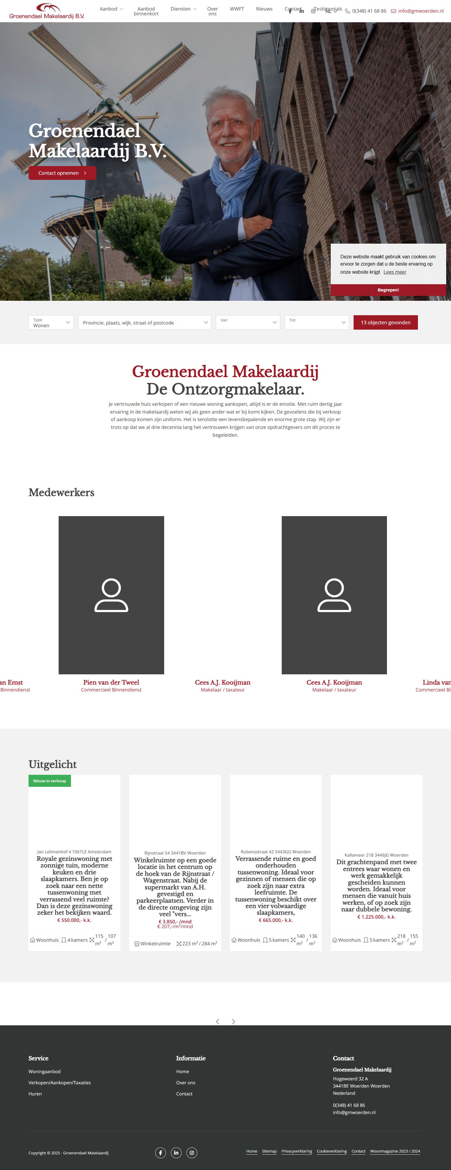 Kantoorfoto Groenendael Makelaardij B.V. Woerden