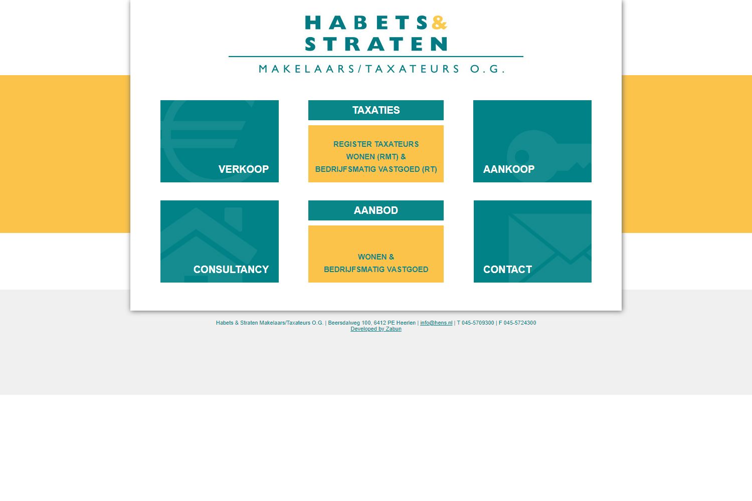 Kantoorfoto Habets & Straten Makelaars/Taxateurs o.g