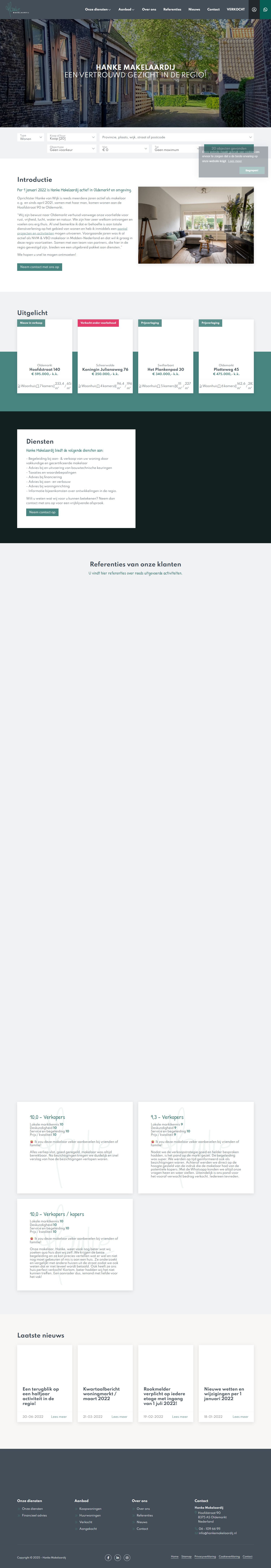 Foto van het kantoor van Hanke Makelaardij