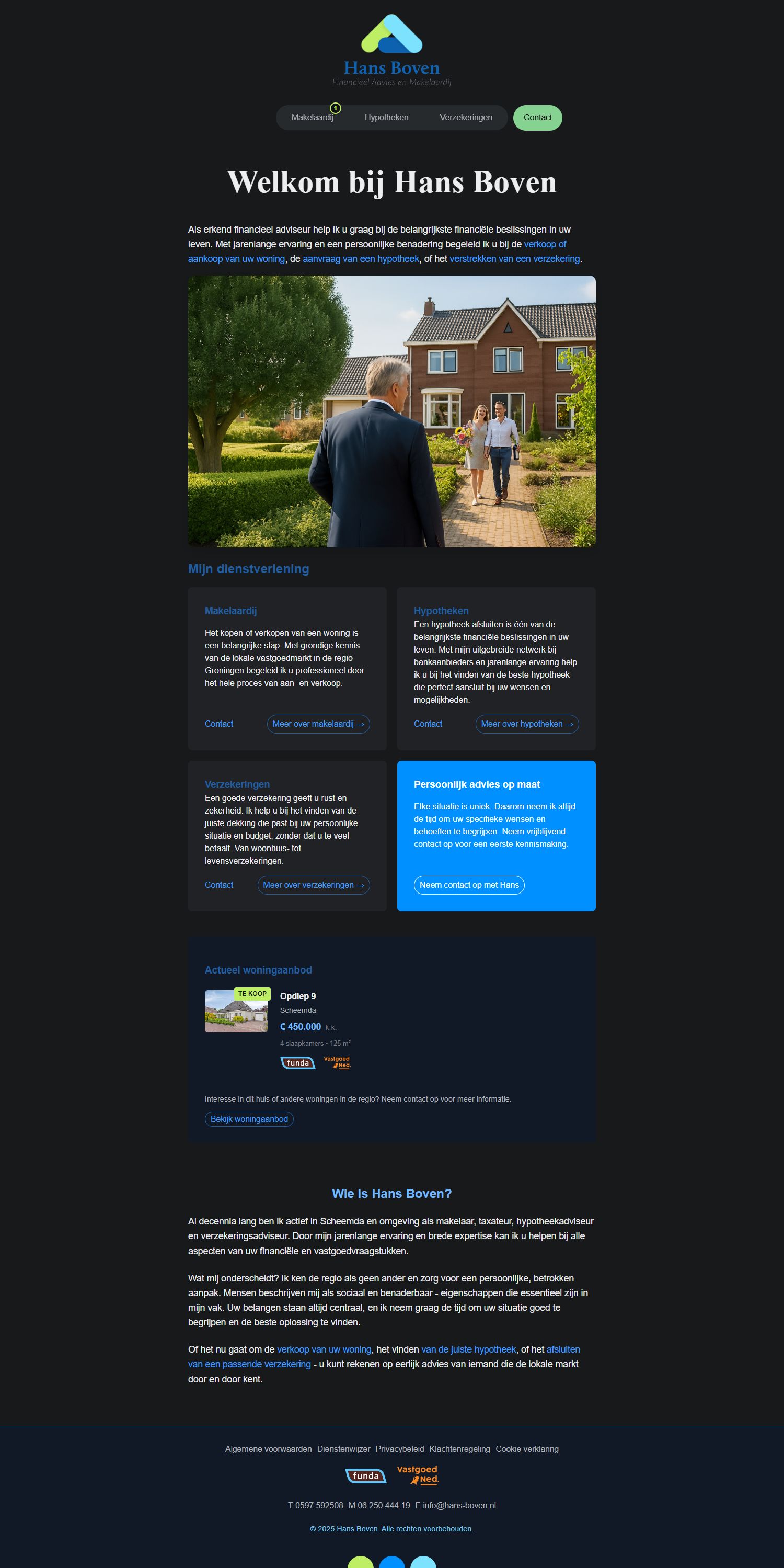 Kantoor foto van Hans Boven financieel advies en makelaardij