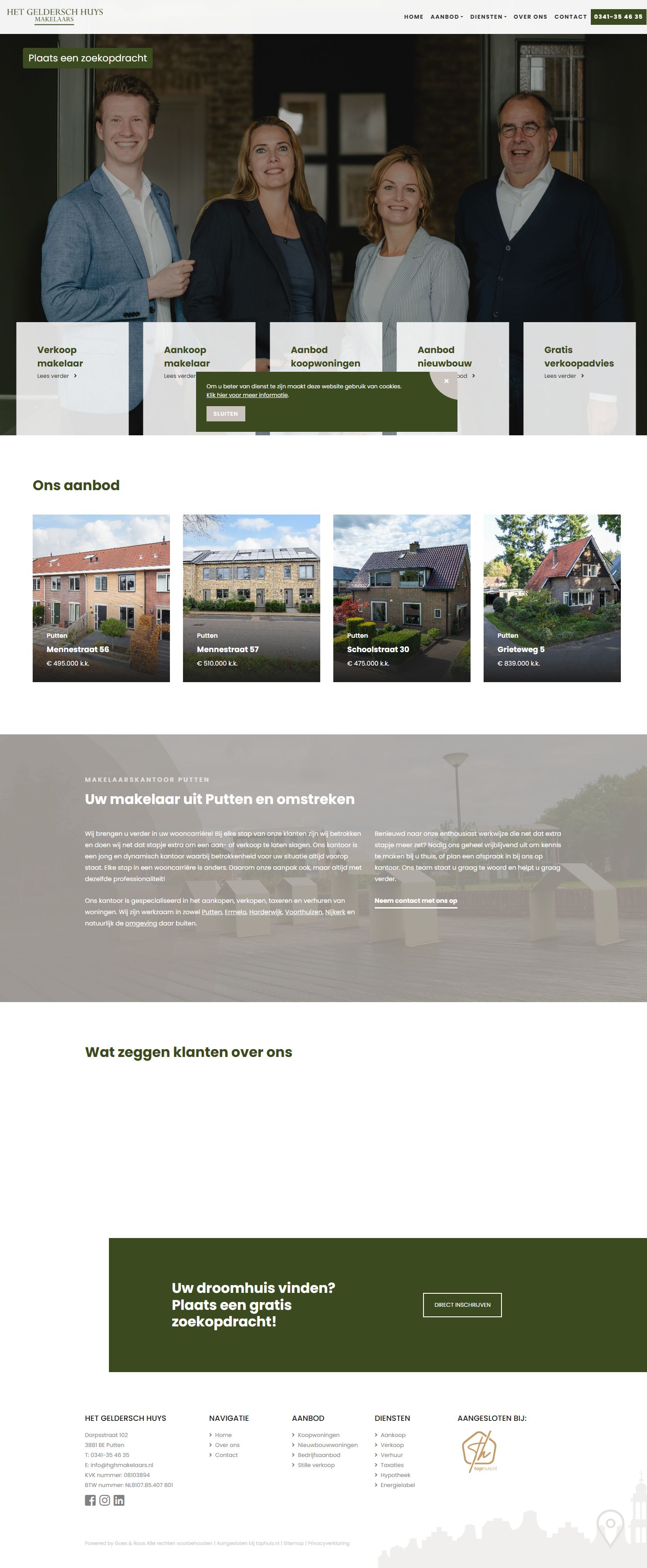 Screenshot van de website van www.hetgelderschhuys.nl