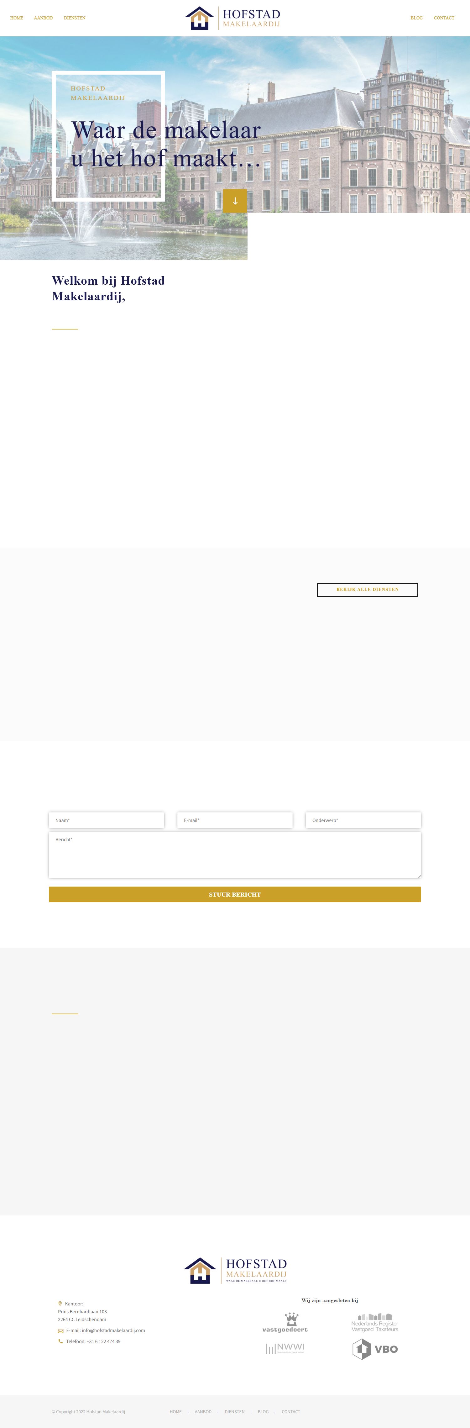 Foto van het kantoor van Hofstad Makelaardij