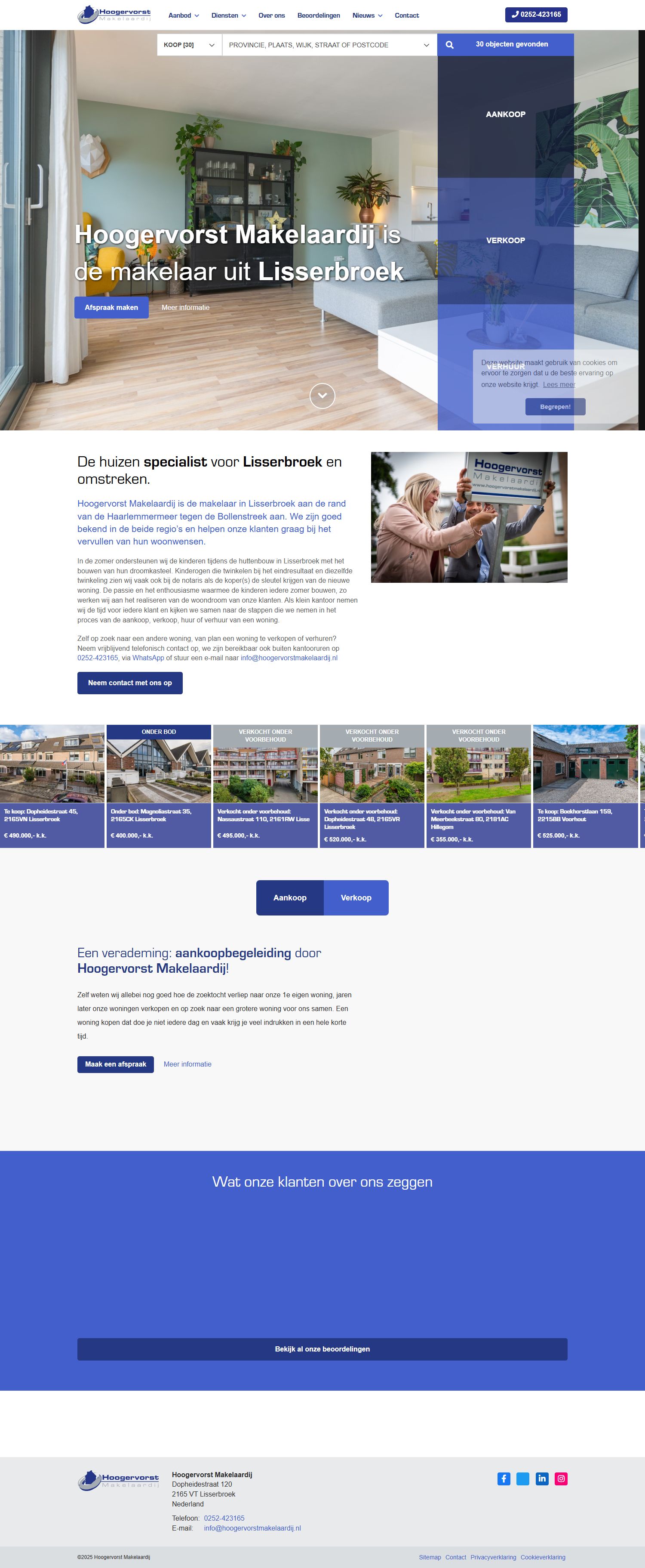 Kantoorfoto Hoogervorst Makelaardij