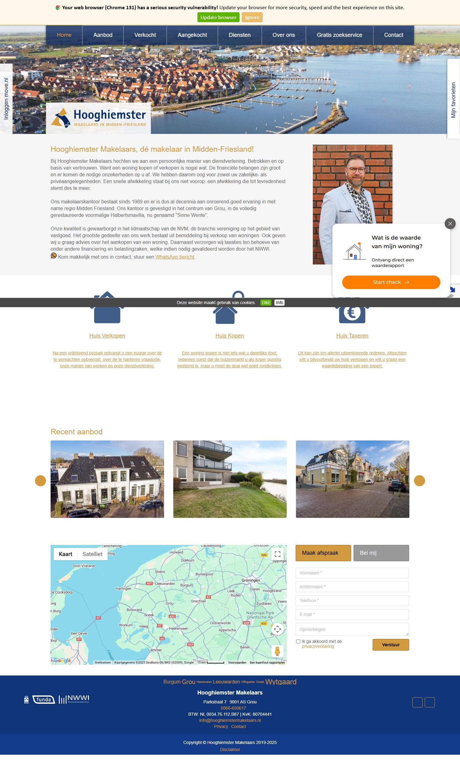 Kantoorfoto Hooghiemster Makelaars