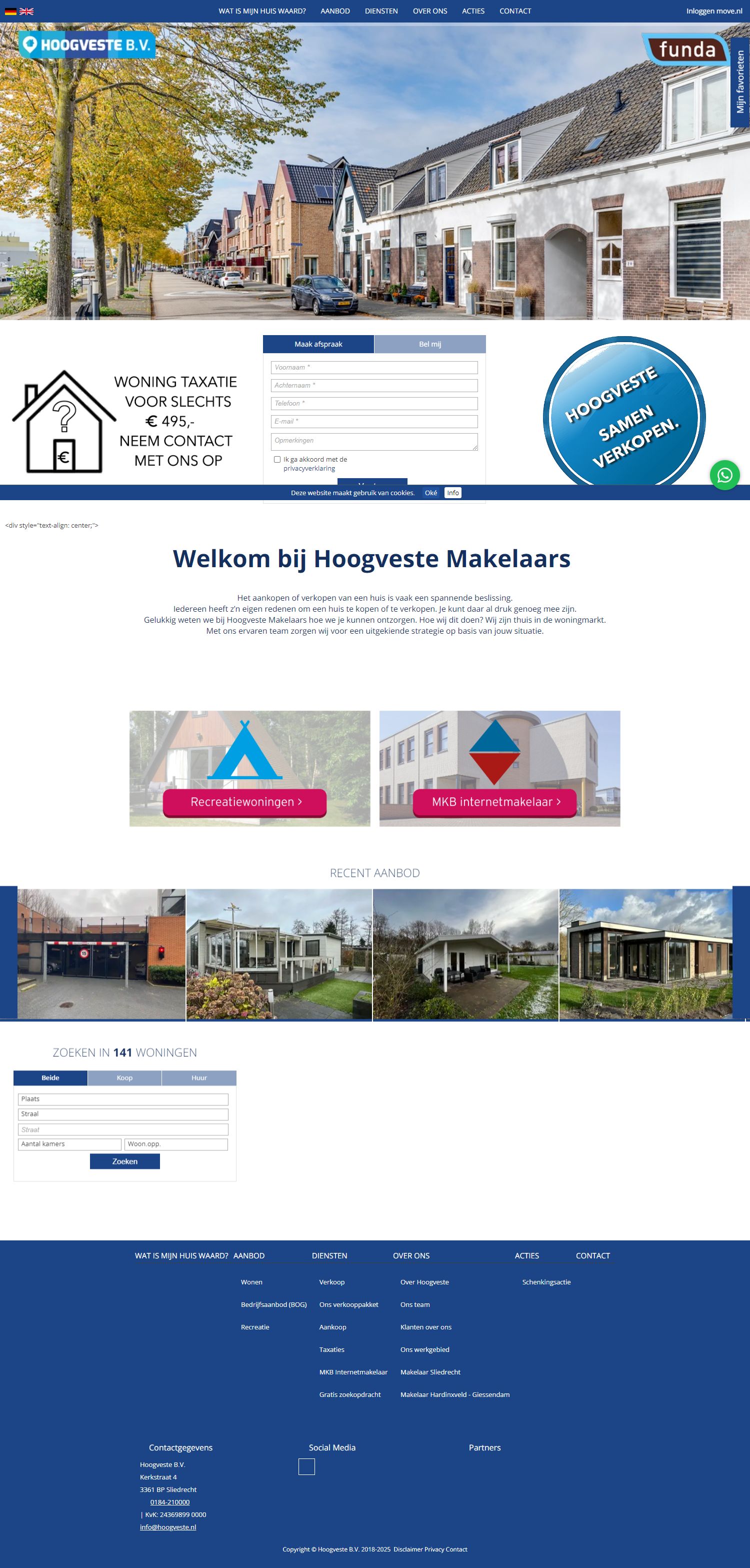 Foto van het kantoor van Hoogveste B.V.